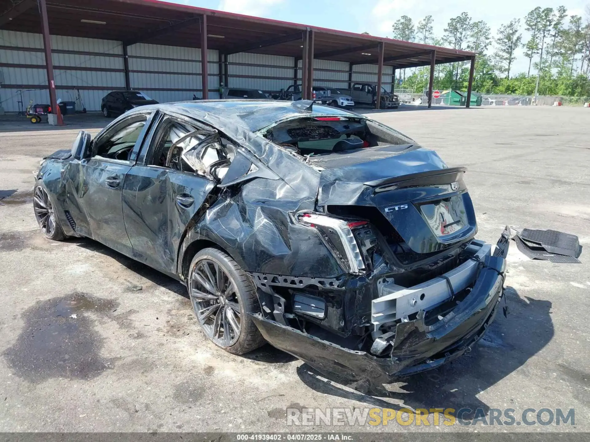 3 fotografías del automóvil dañado 1G6DY5R69P0810643 CADILLAC CT5-V 2023