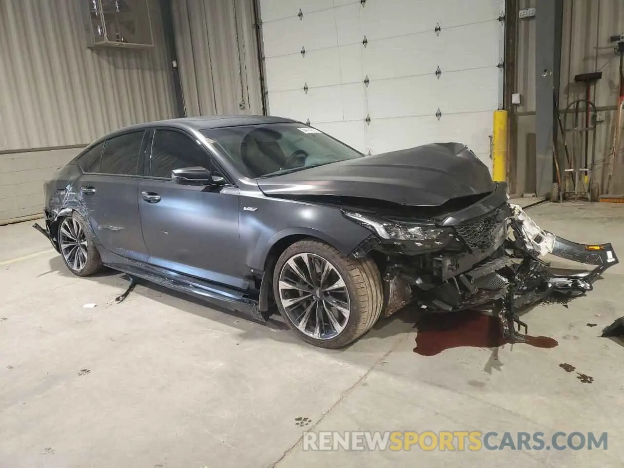 4 fotografías del automóvil dañado 1G6DY5R65P0810719 CADILLAC CT5-V BLAC 2023