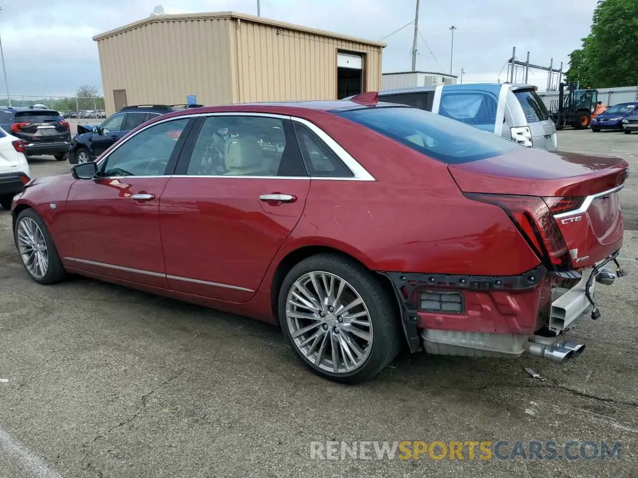 2 fotografías del automóvil dañado 1G6KD5RS2KU132089 CADILLAC CT6 2019