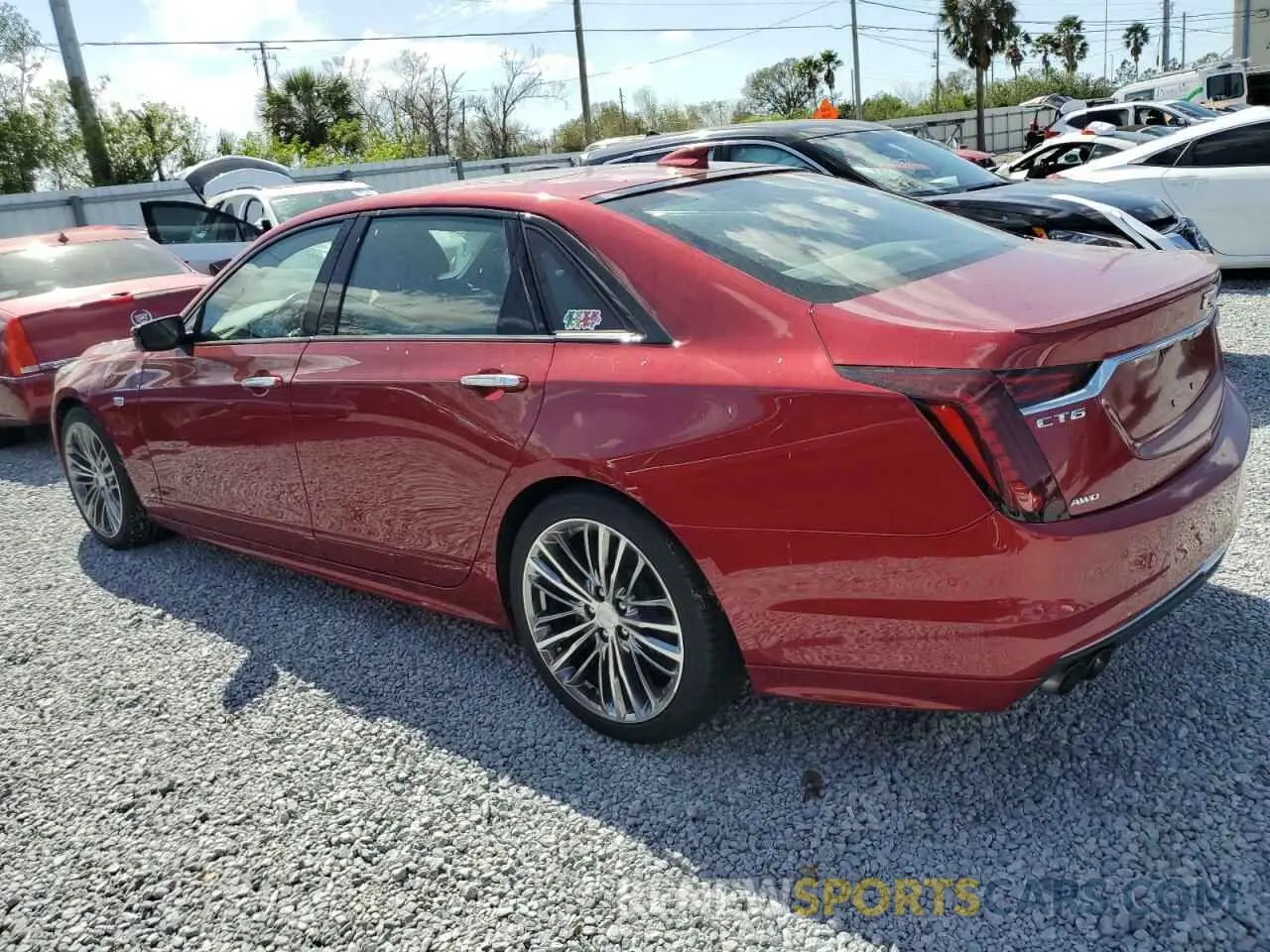 2 fotografías del automóvil dañado 1G6KN5R6XKU144961 CADILLAC CT6 2019