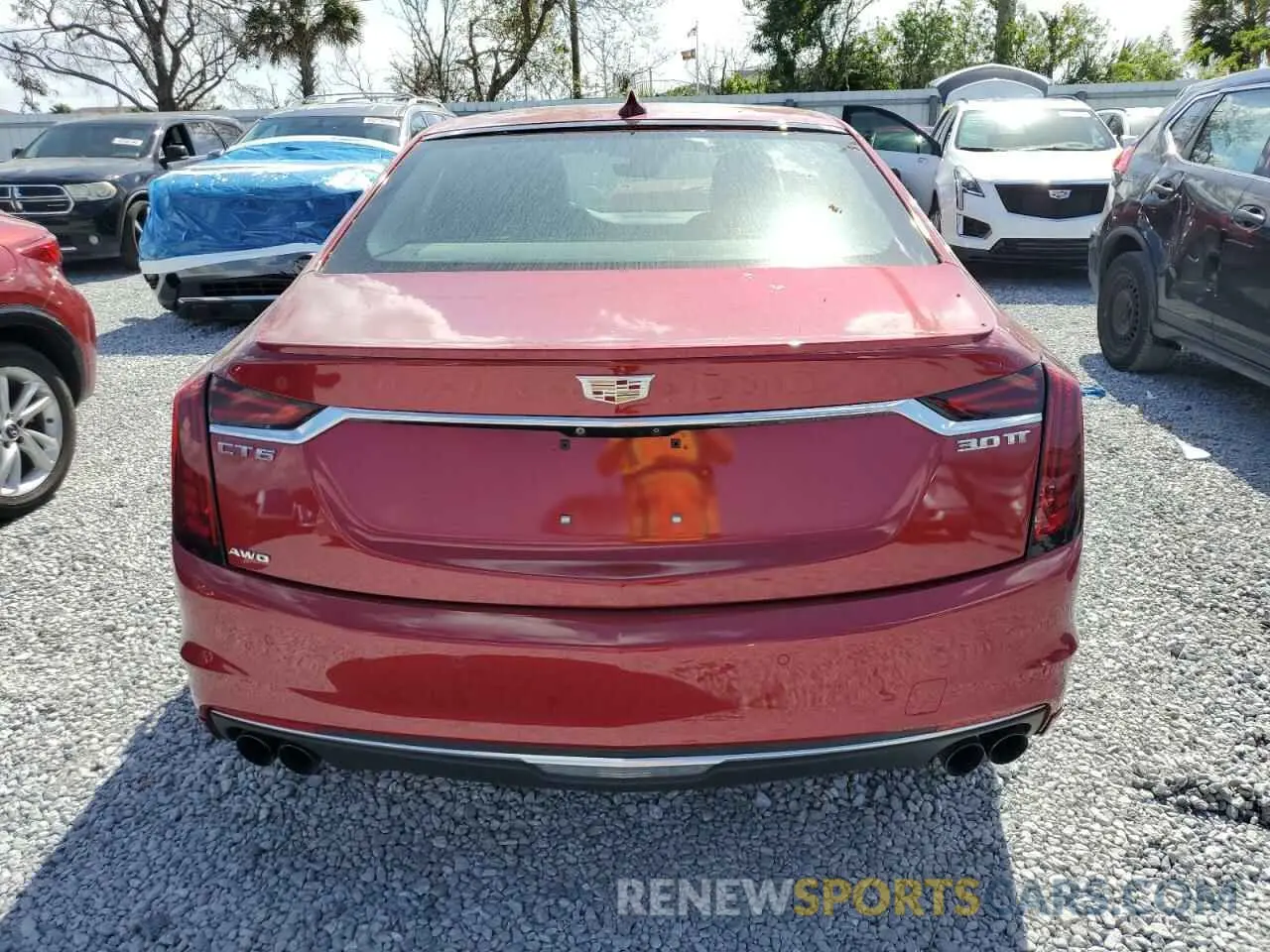 6 fotografías del automóvil dañado 1G6KN5R6XKU144961 CADILLAC CT6 2019