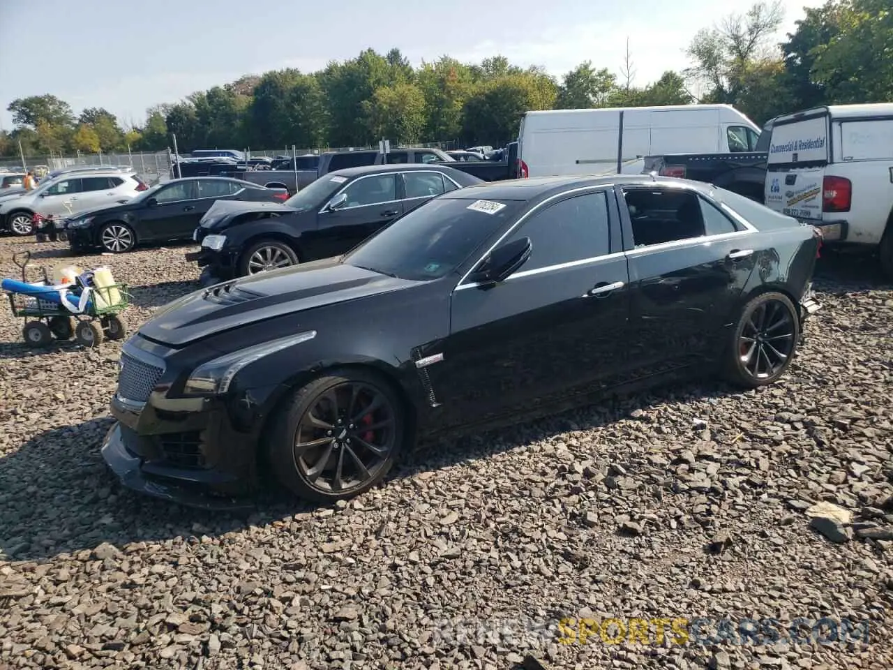 1 fotografías del automóvil dañado 1G6A15S69K0132860 CADILLAC CTS 2019