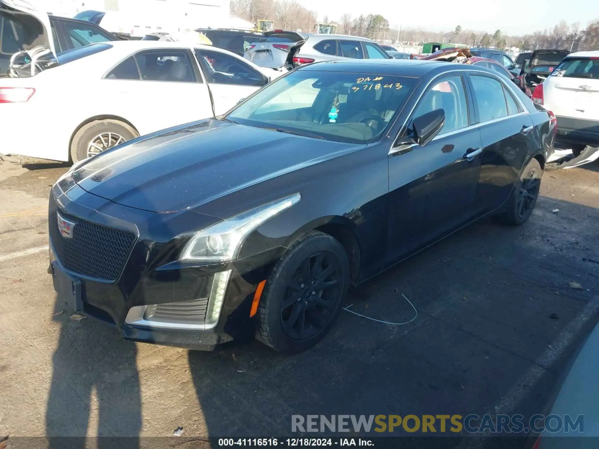 2 fotografías del automóvil dañado 1G6AR5SS5K0131355 CADILLAC CTS 2019