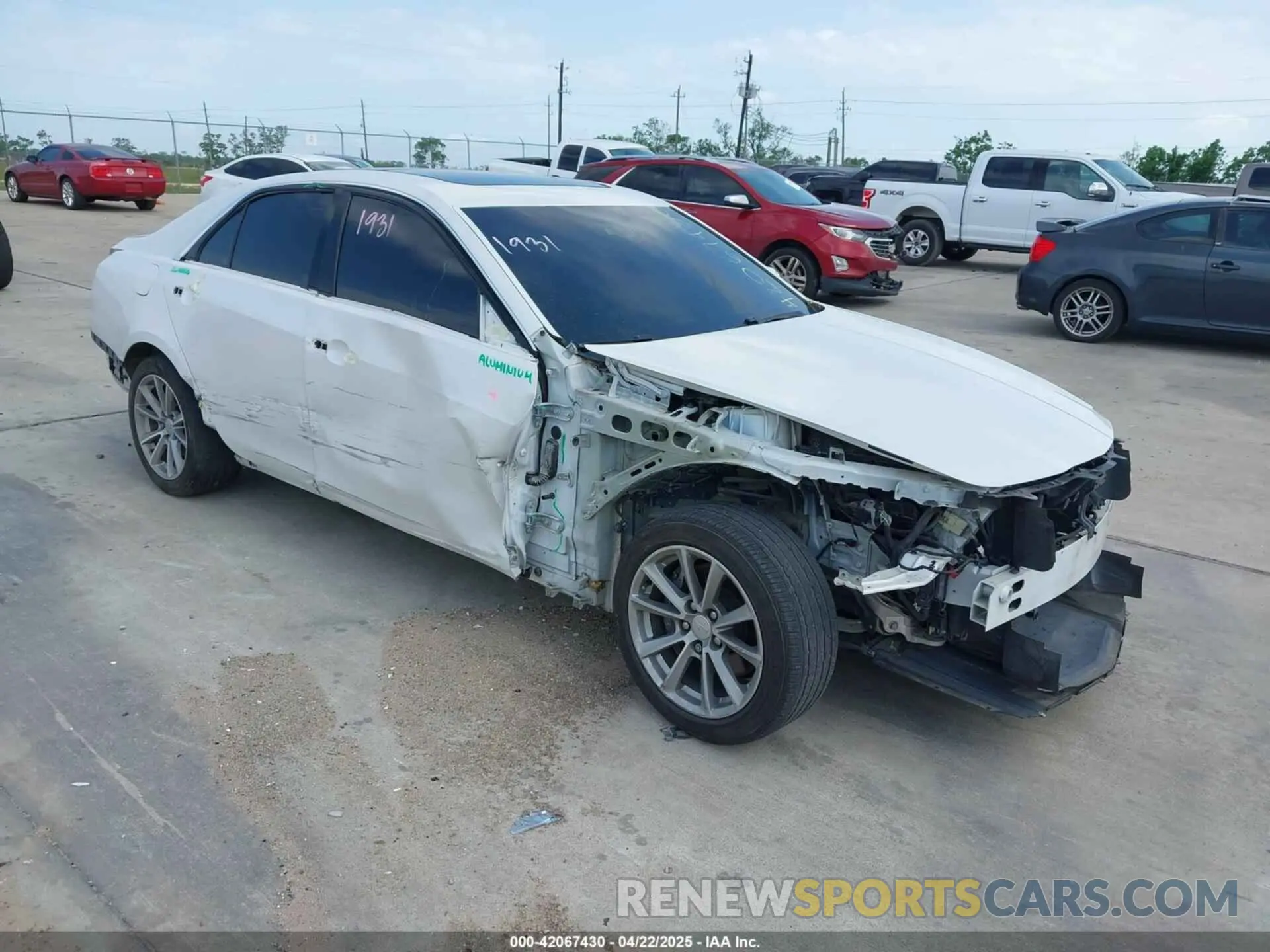 1 fotografías del automóvil dañado 1G6AR5SS7K0100804 CADILLAC CTS 2019