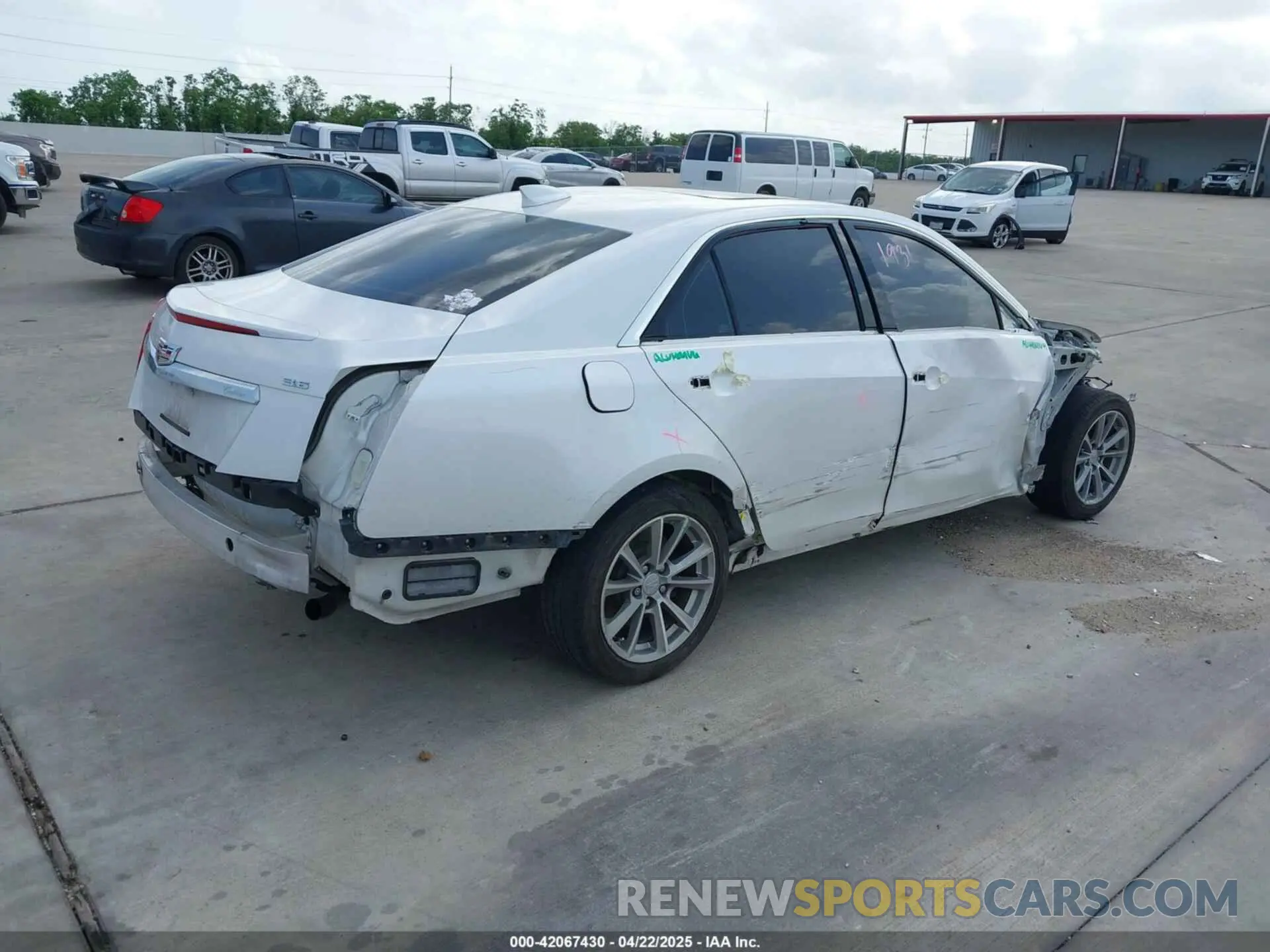 4 fotografías del automóvil dañado 1G6AR5SS7K0100804 CADILLAC CTS 2019