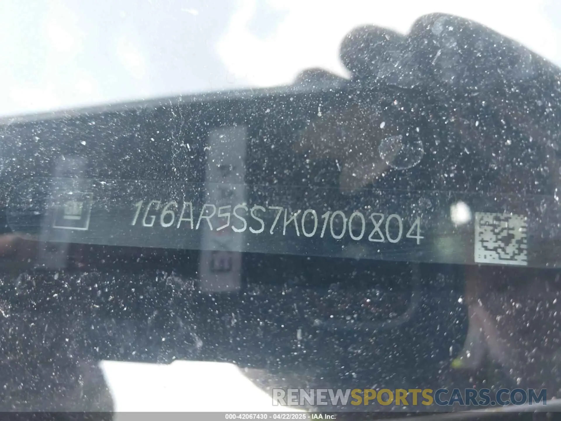 9 fotografías del automóvil dañado 1G6AR5SS7K0100804 CADILLAC CTS 2019