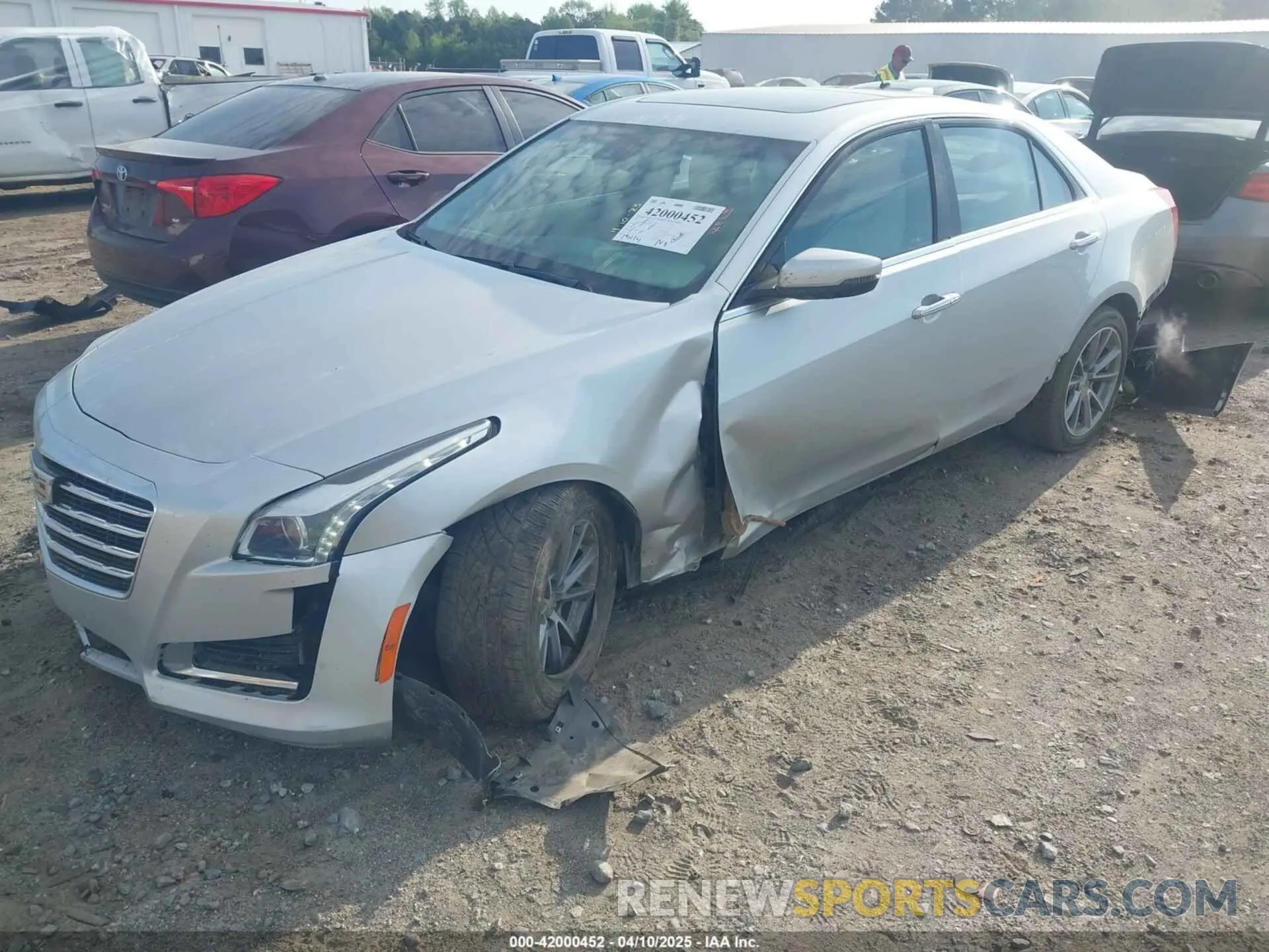 2 fotografías del automóvil dañado 1G6AR5SSXK0101168 CADILLAC CTS 2019