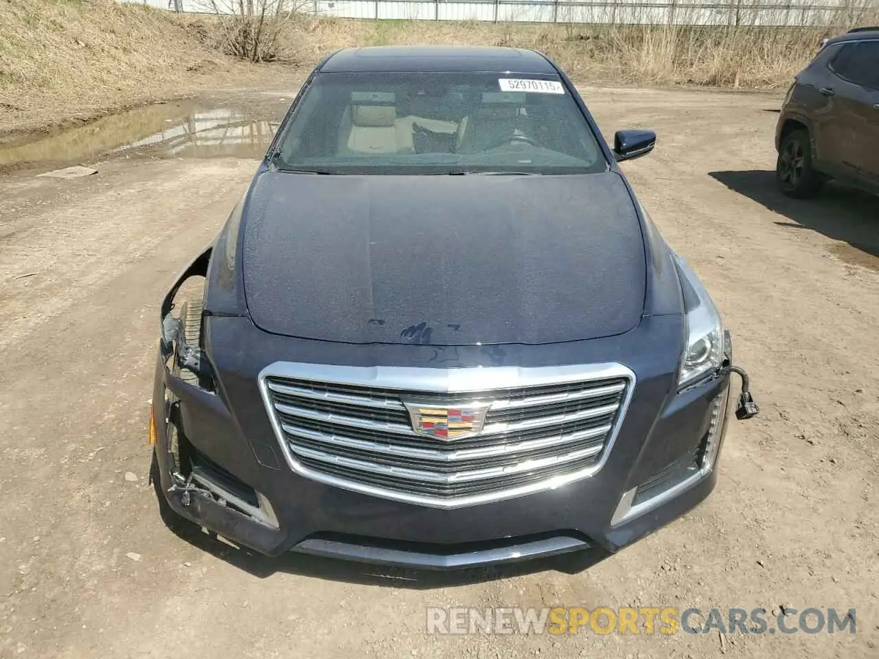 5 fotografías del automóvil dañado 1G6AX5SS1K0101825 CADILLAC CTS 2019