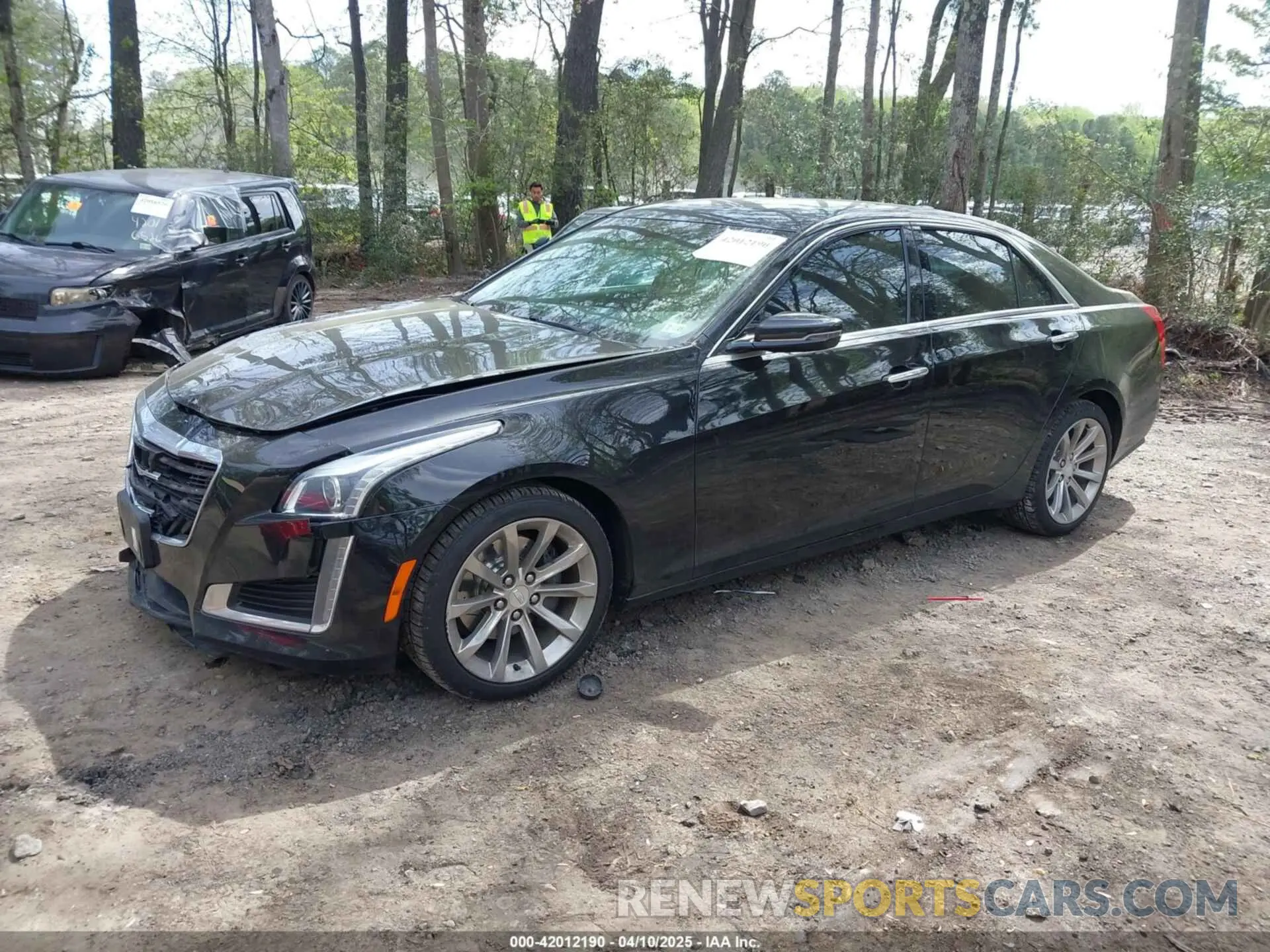 2 fotografías del automóvil dañado 1G6AX5SX4K0147273 CADILLAC CTS 2019