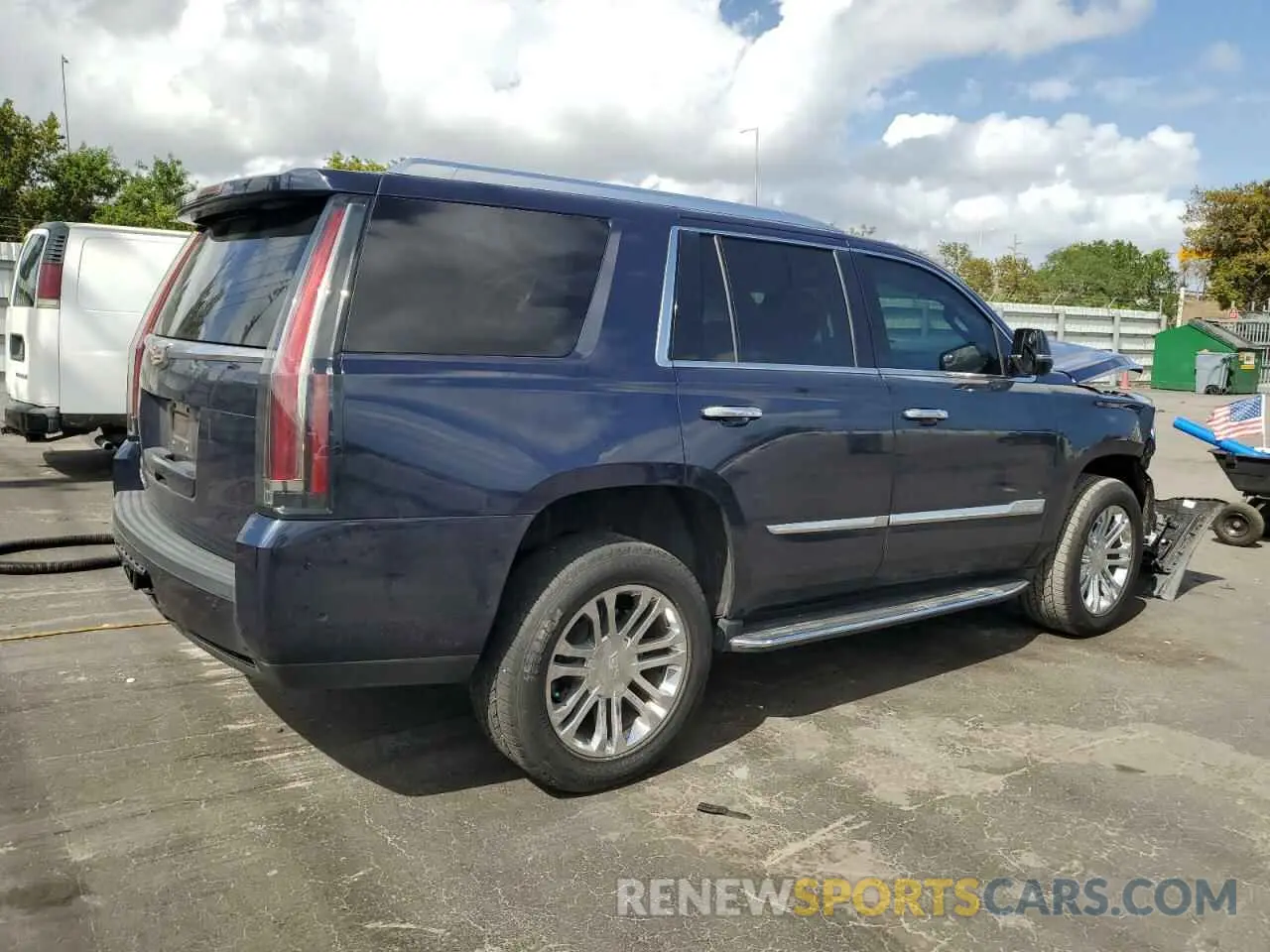 3 fotografías del automóvil dañado 1GYS3AKJ6KR324090 CADILLAC ESCALADE 2019