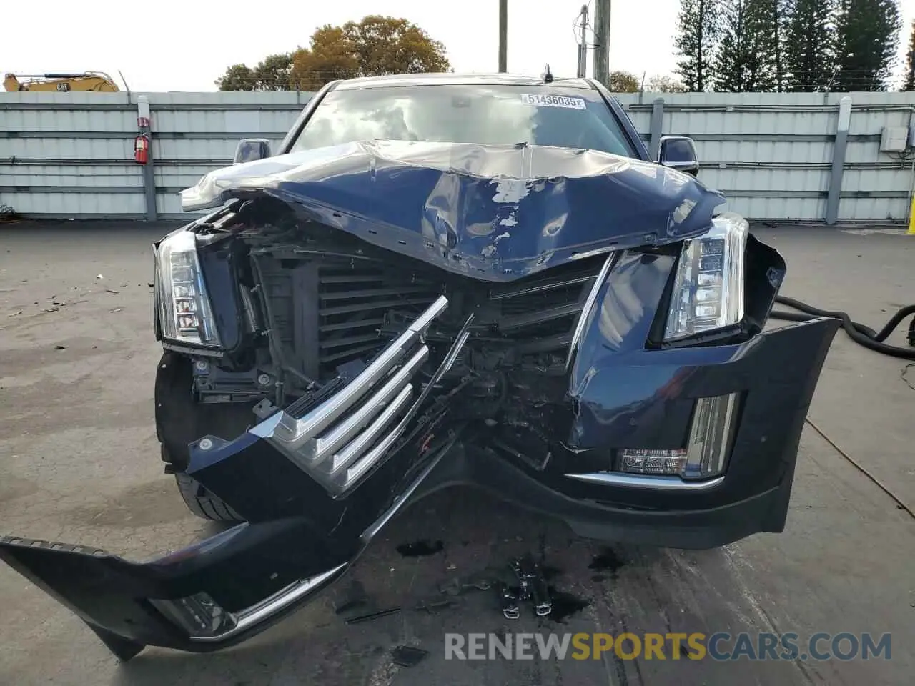 5 fotografías del automóvil dañado 1GYS3AKJ6KR324090 CADILLAC ESCALADE 2019