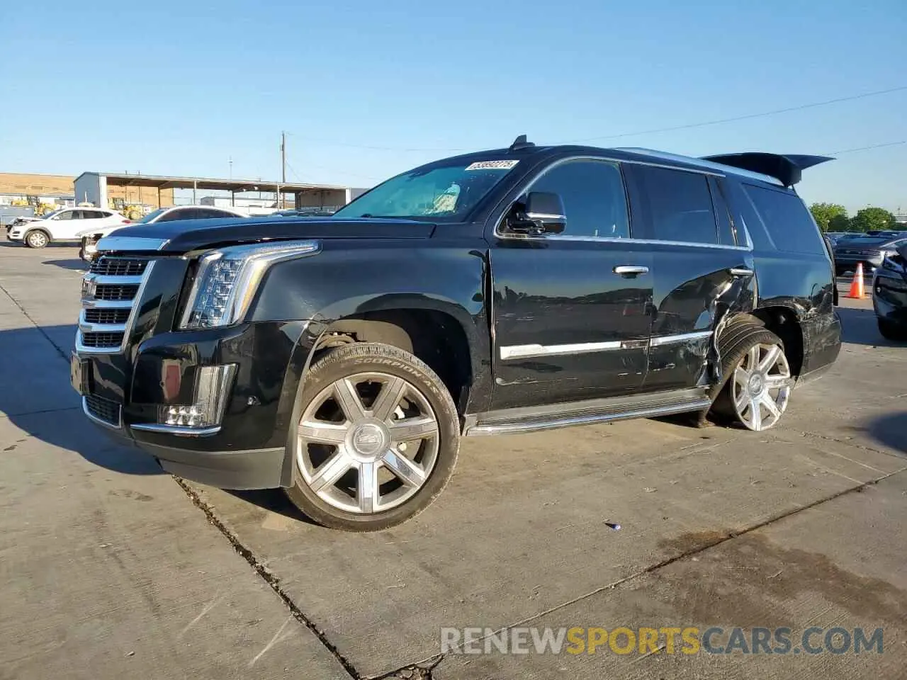 1 fotografías del automóvil dañado 1GYS3BKJ0KR272557 CADILLAC ESCALADE 2019