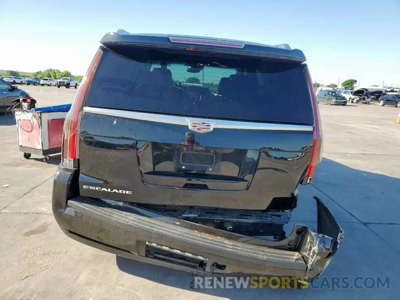 6 fotografías del automóvil dañado 1GYS3BKJ0KR272557 CADILLAC ESCALADE 2019