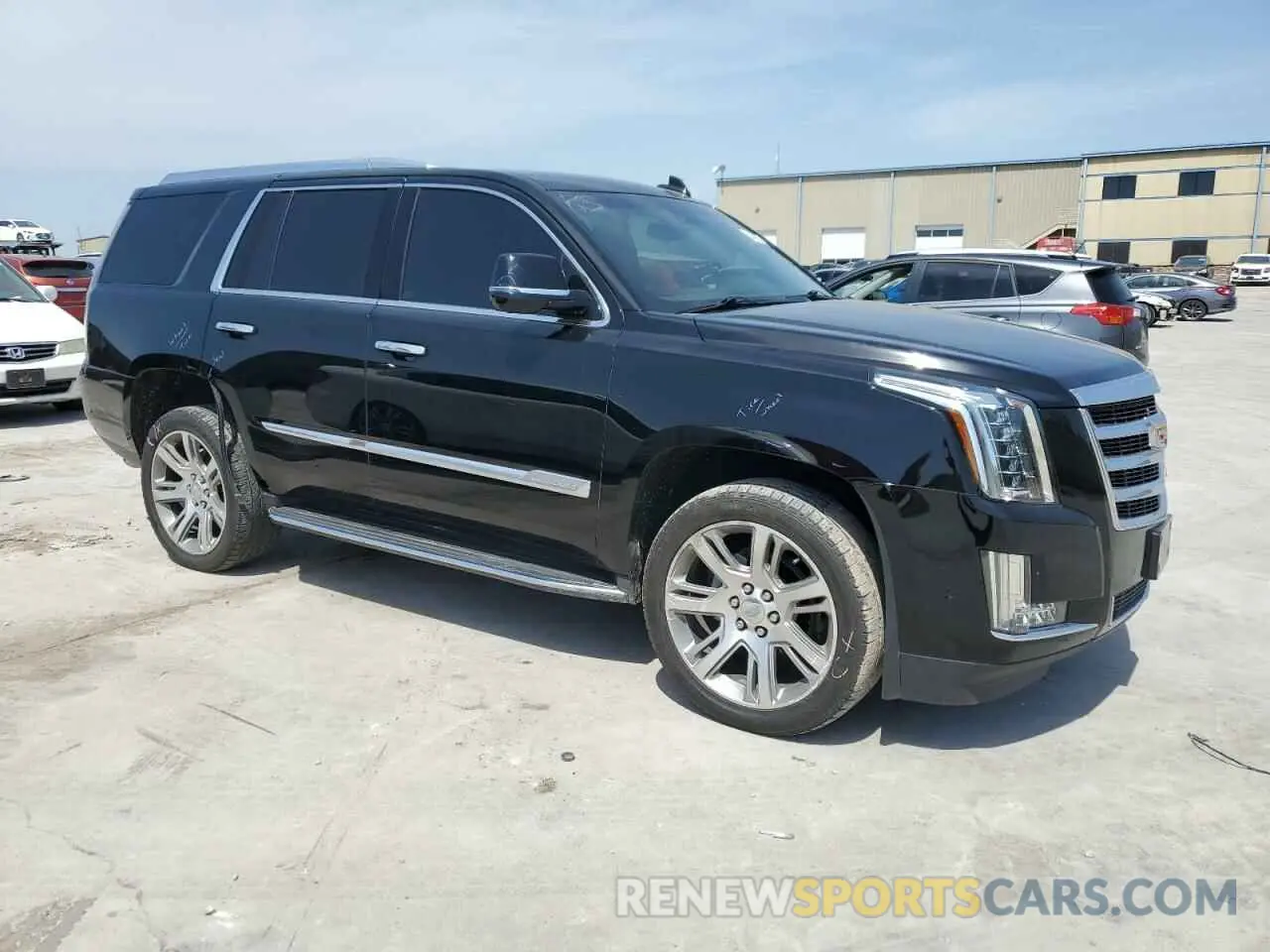 4 fotografías del automóvil dañado 1GYS3BKJ5KR172213 CADILLAC ESCALADE 2019