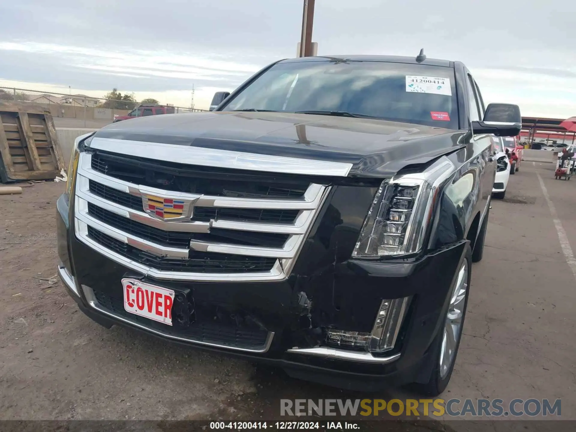 6 fotografías del automóvil dañado 1GYS3CKJXKR112935 CADILLAC ESCALADE 2019