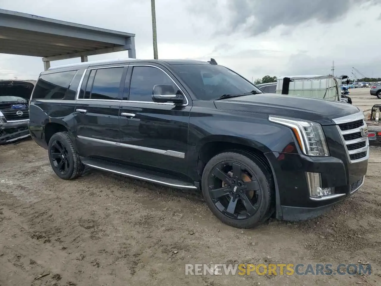 4 fotografías del automóvil dañado 1GYS3HKJ1KR296238 CADILLAC ESCALADE 2019