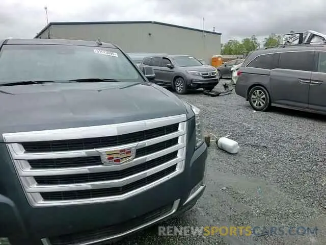 14 fotografías del automóvil dañado 1GYS3HKJ5KR134354 CADILLAC ESCALADE 2019