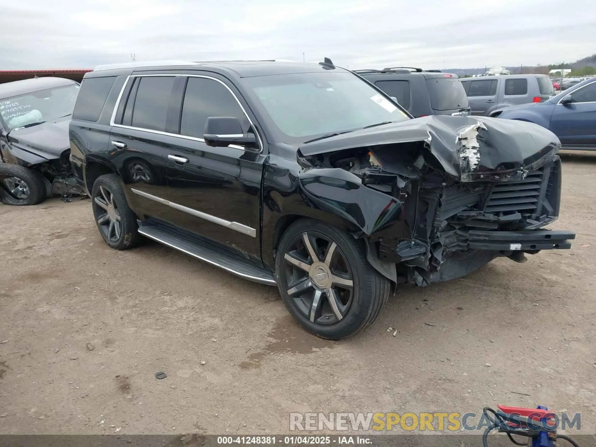 1 fotografías del automóvil dañado 1GYS4BKJ1KR176479 CADILLAC ESCALADE 2019