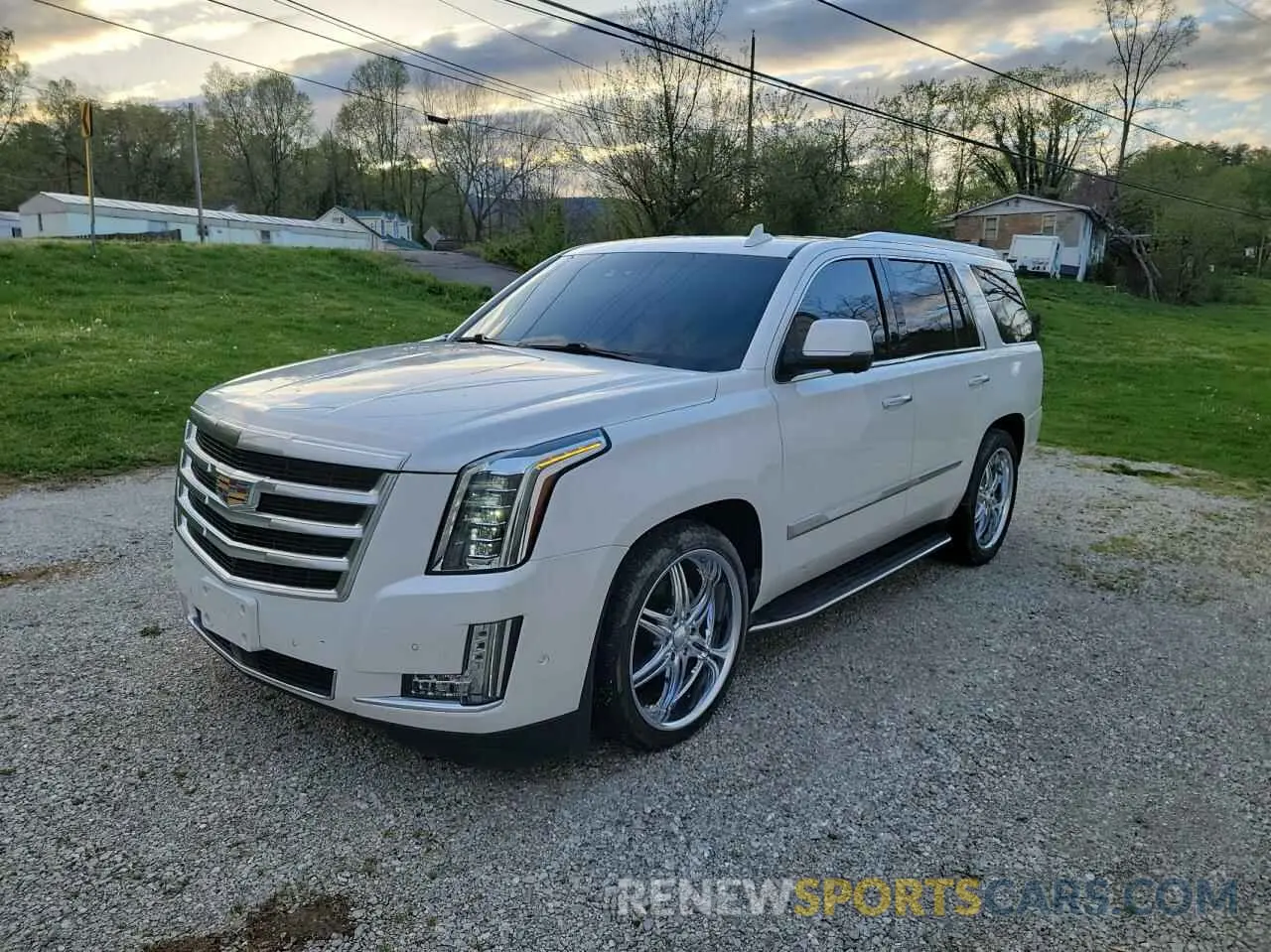 2 fotografías del automóvil dañado 1GYS4CKJ6KR175673 CADILLAC ESCALADE 2019