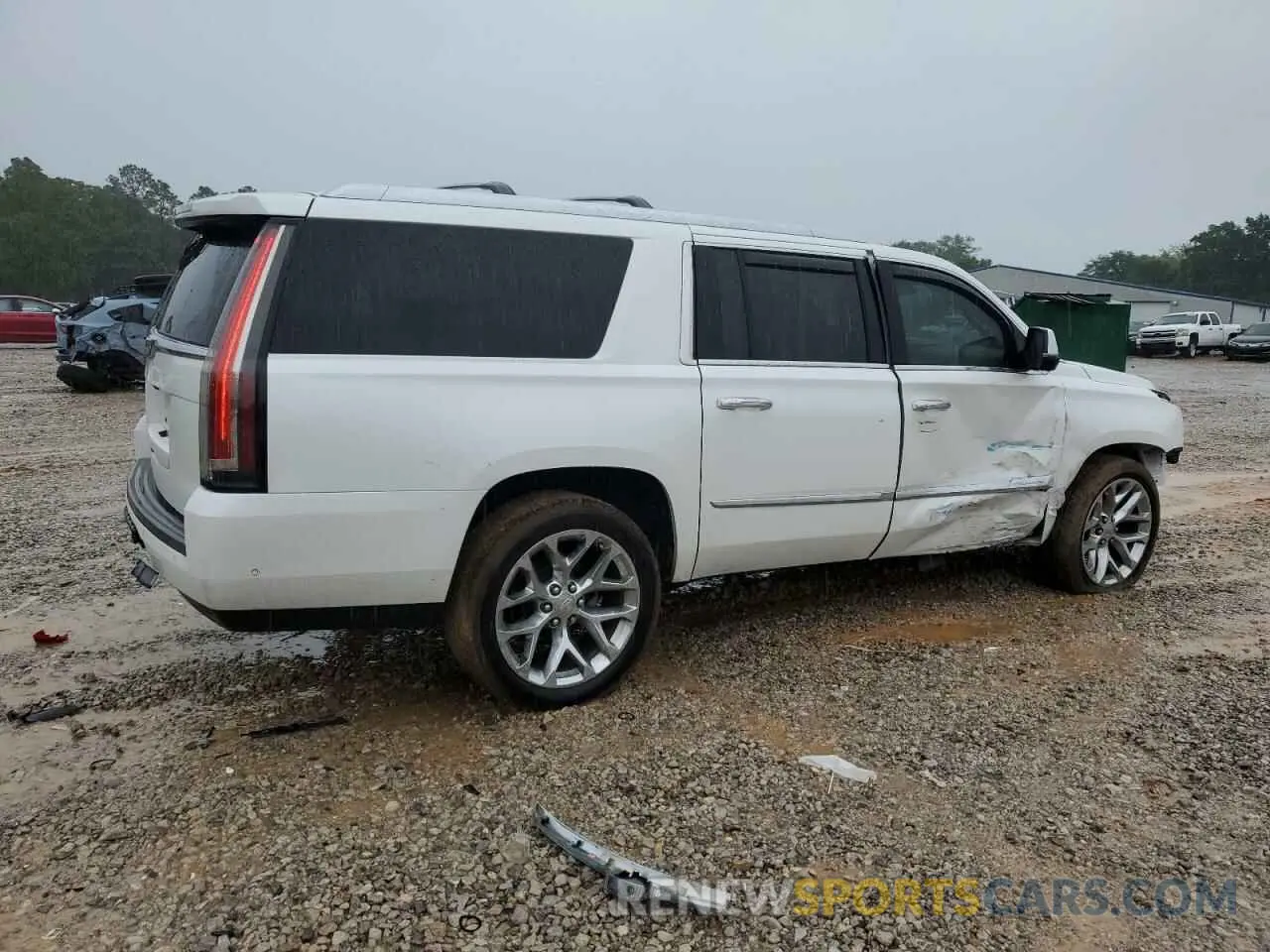 3 fotografías del automóvil dañado 1GYS4KKJ0KR355581 CADILLAC ESCALADE 2019