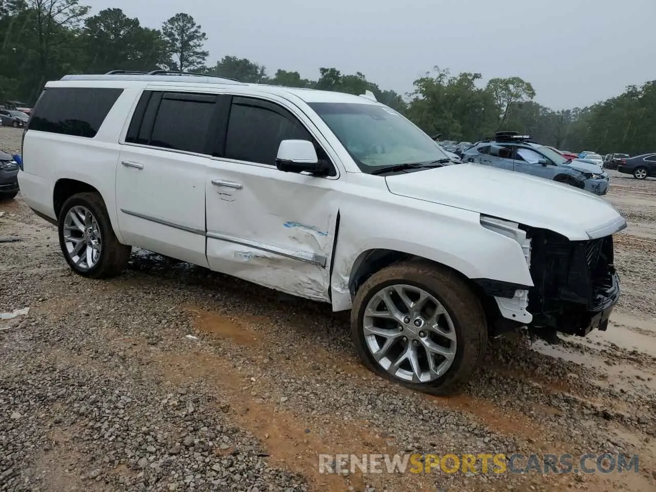 4 fotografías del automóvil dañado 1GYS4KKJ0KR355581 CADILLAC ESCALADE 2019