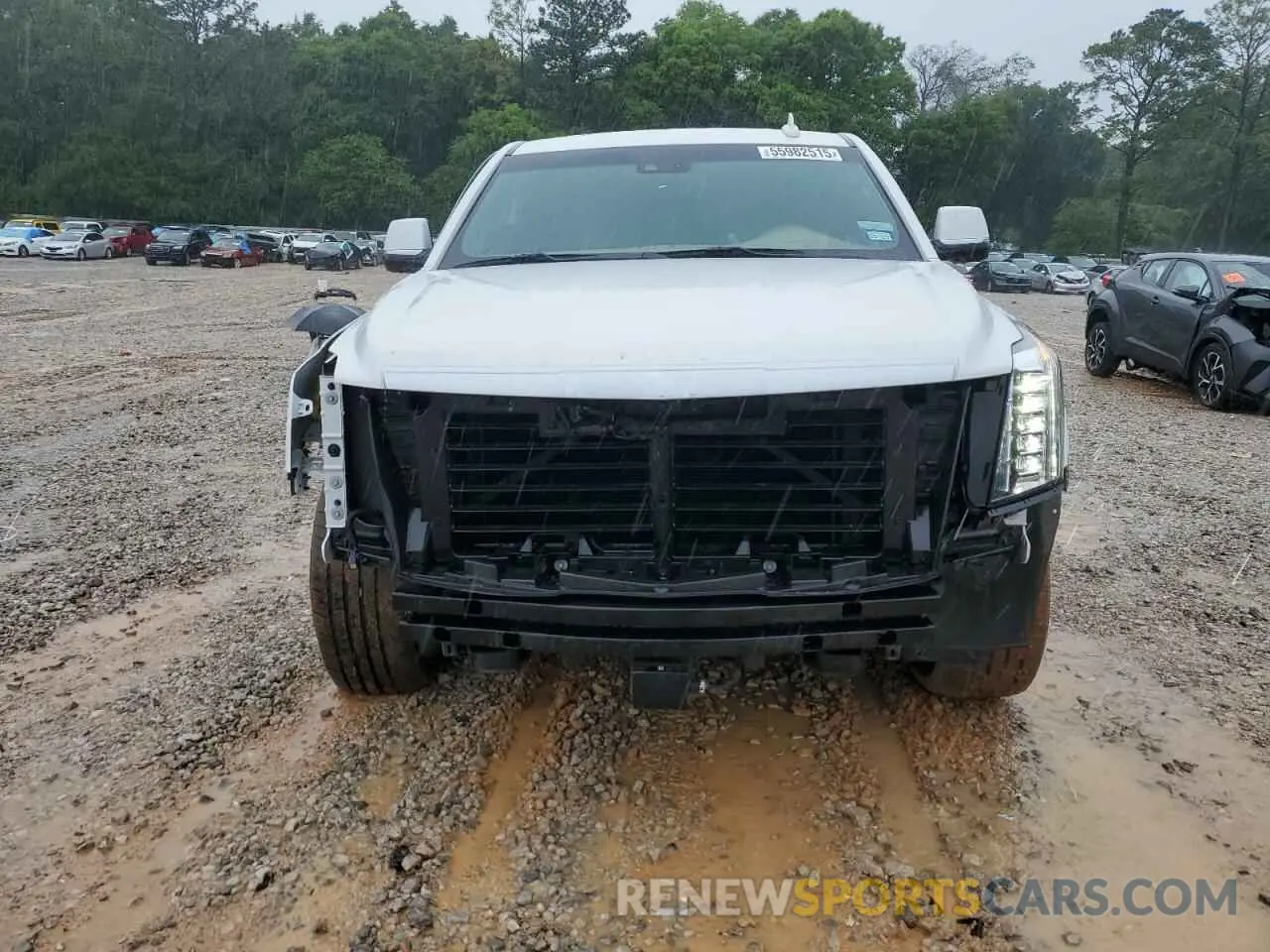 5 fotografías del automóvil dañado 1GYS4KKJ0KR355581 CADILLAC ESCALADE 2019