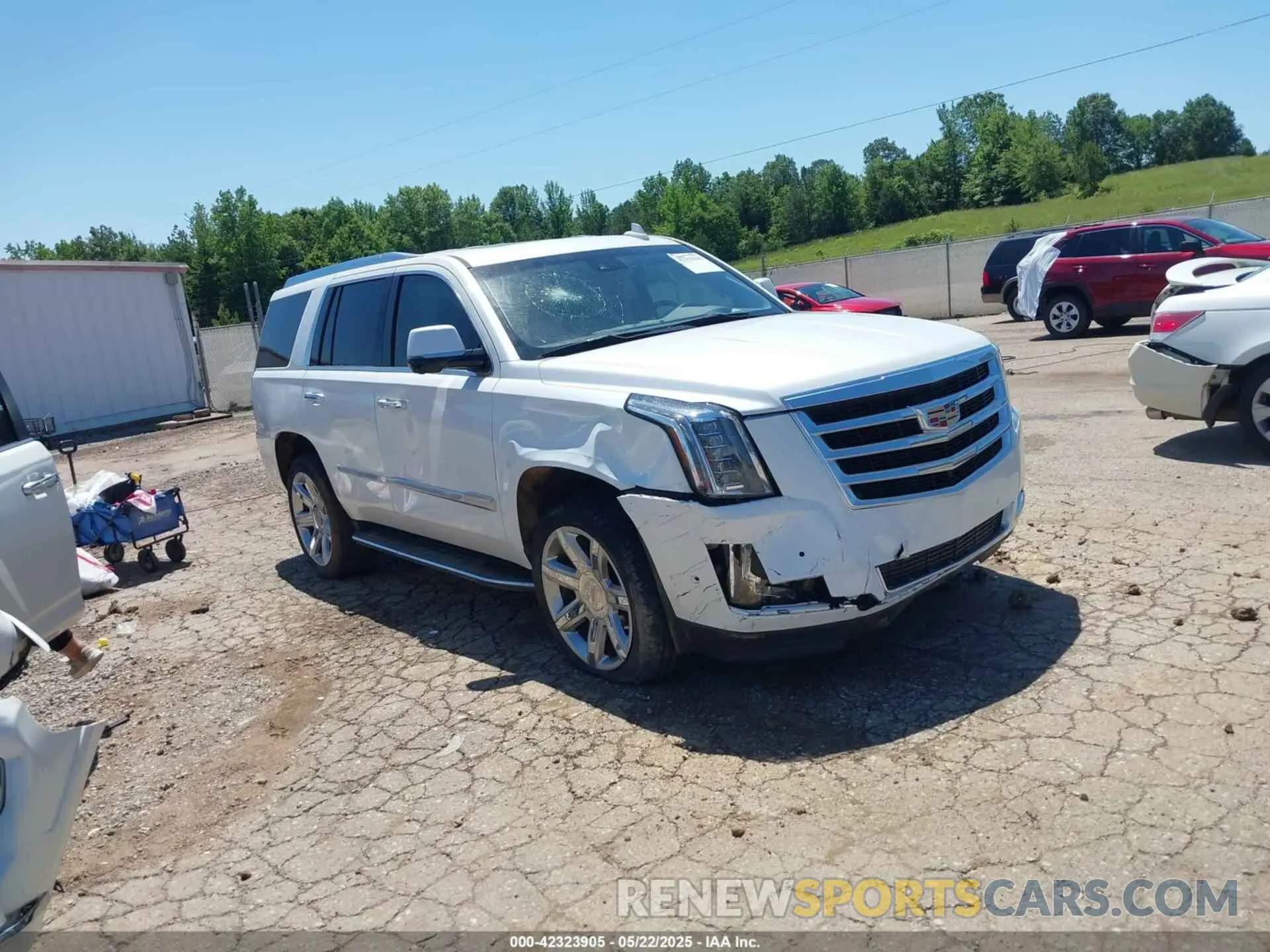 1 fotografías del automóvil dañado 1GYS3BKJ1LR131062 CADILLAC ESCALADE 2020