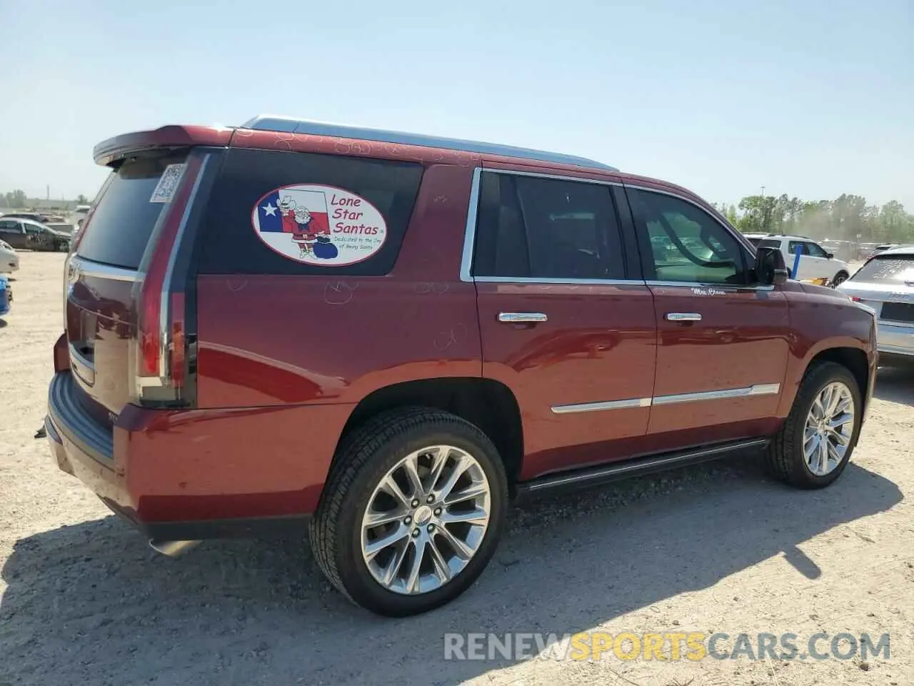 3 fotografías del automóvil dañado 1GYS3CKJ6LR146971 CADILLAC ESCALADE 2020