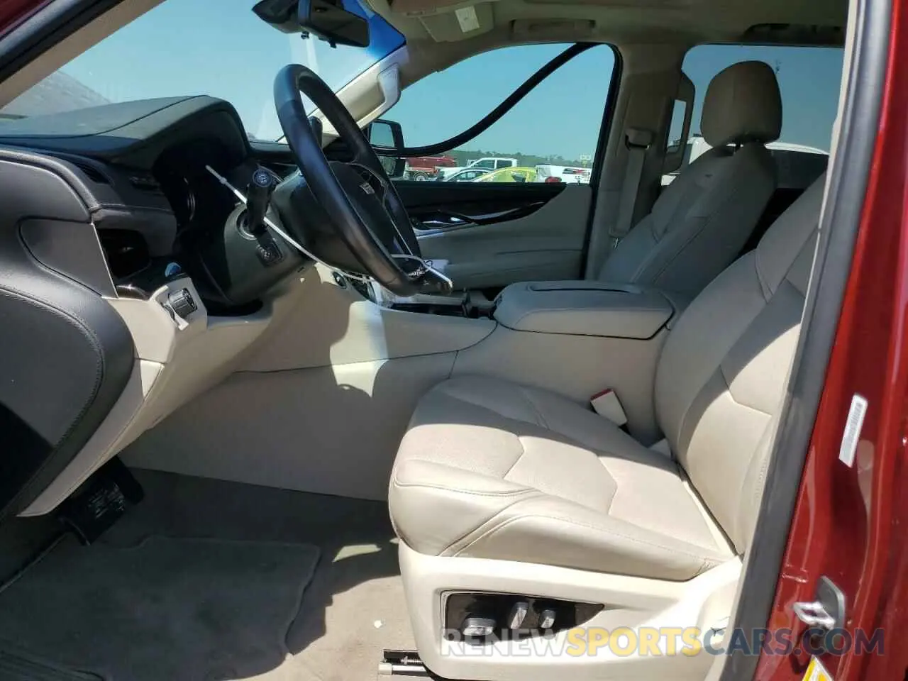 7 fotografías del automóvil dañado 1GYS3CKJ6LR146971 CADILLAC ESCALADE 2020
