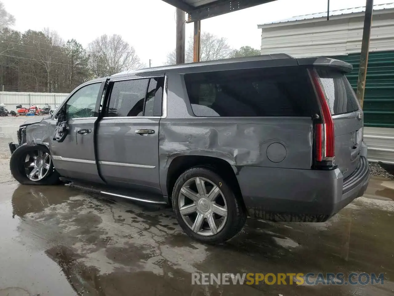 2 fotografías del automóvil dañado 1GYS3HKJ0LR187240 CADILLAC ESCALADE 2020