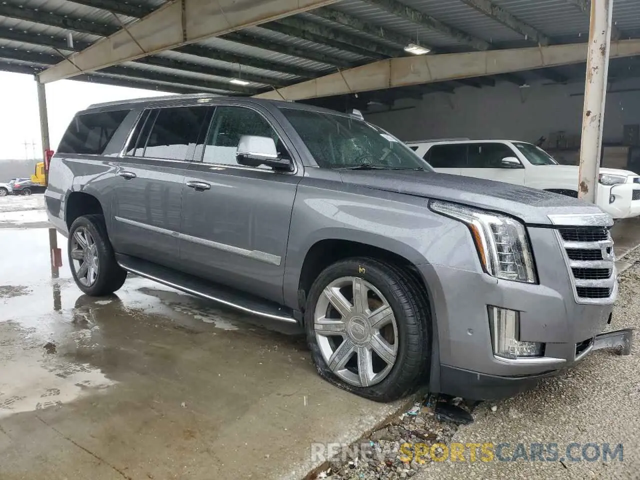 4 fotografías del automóvil dañado 1GYS3HKJ0LR187240 CADILLAC ESCALADE 2020