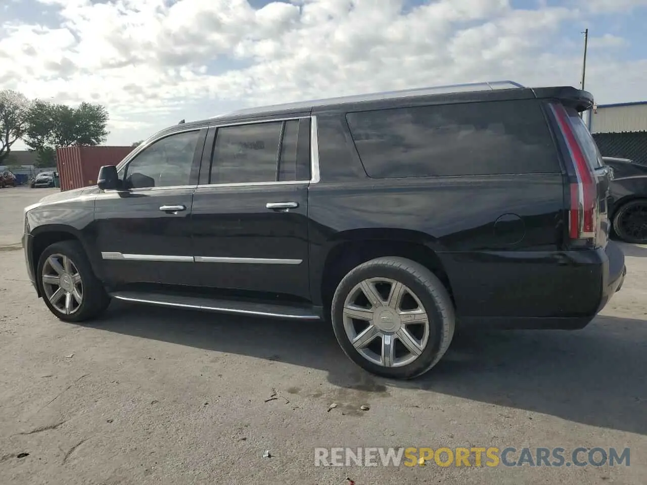 2 fotografías del automóvil dañado 1GYS3HKJ3LR221459 CADILLAC ESCALADE 2020