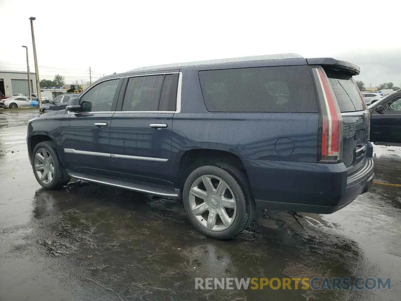 2 fotografías del automóvil dañado 1GYS3HKJ4LR211183 CADILLAC ESCALADE 2020