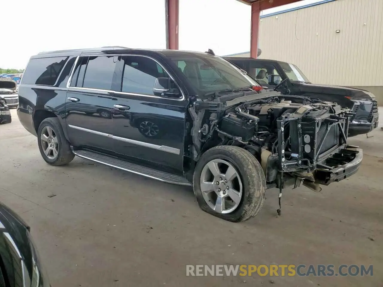 4 fotografías del automóvil dañado 1GYS3HKJ8LR197739 CADILLAC ESCALADE 2020