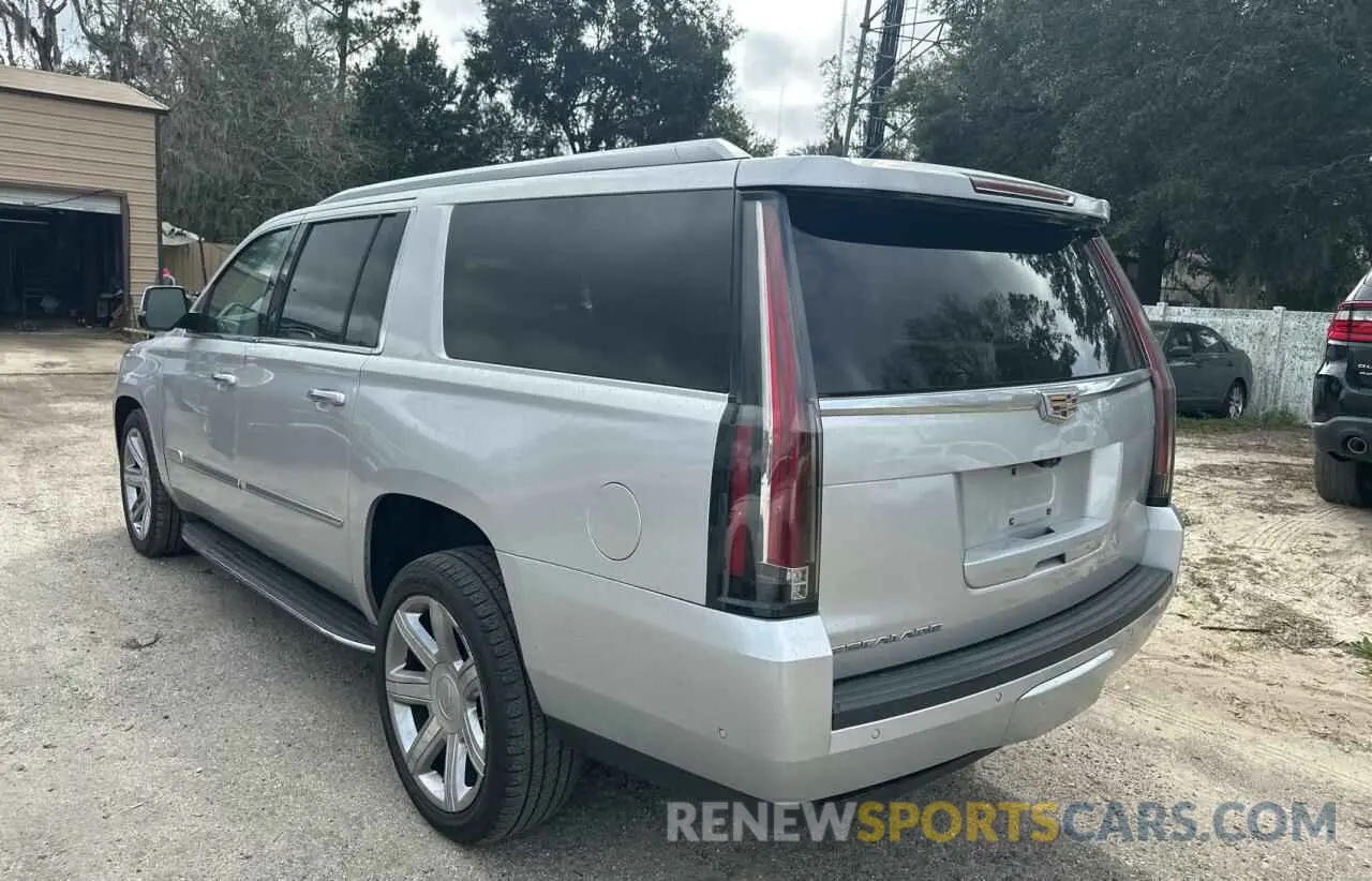 3 fotografías del automóvil dañado 1GYS3HKJ9LR148436 CADILLAC ESCALADE 2020