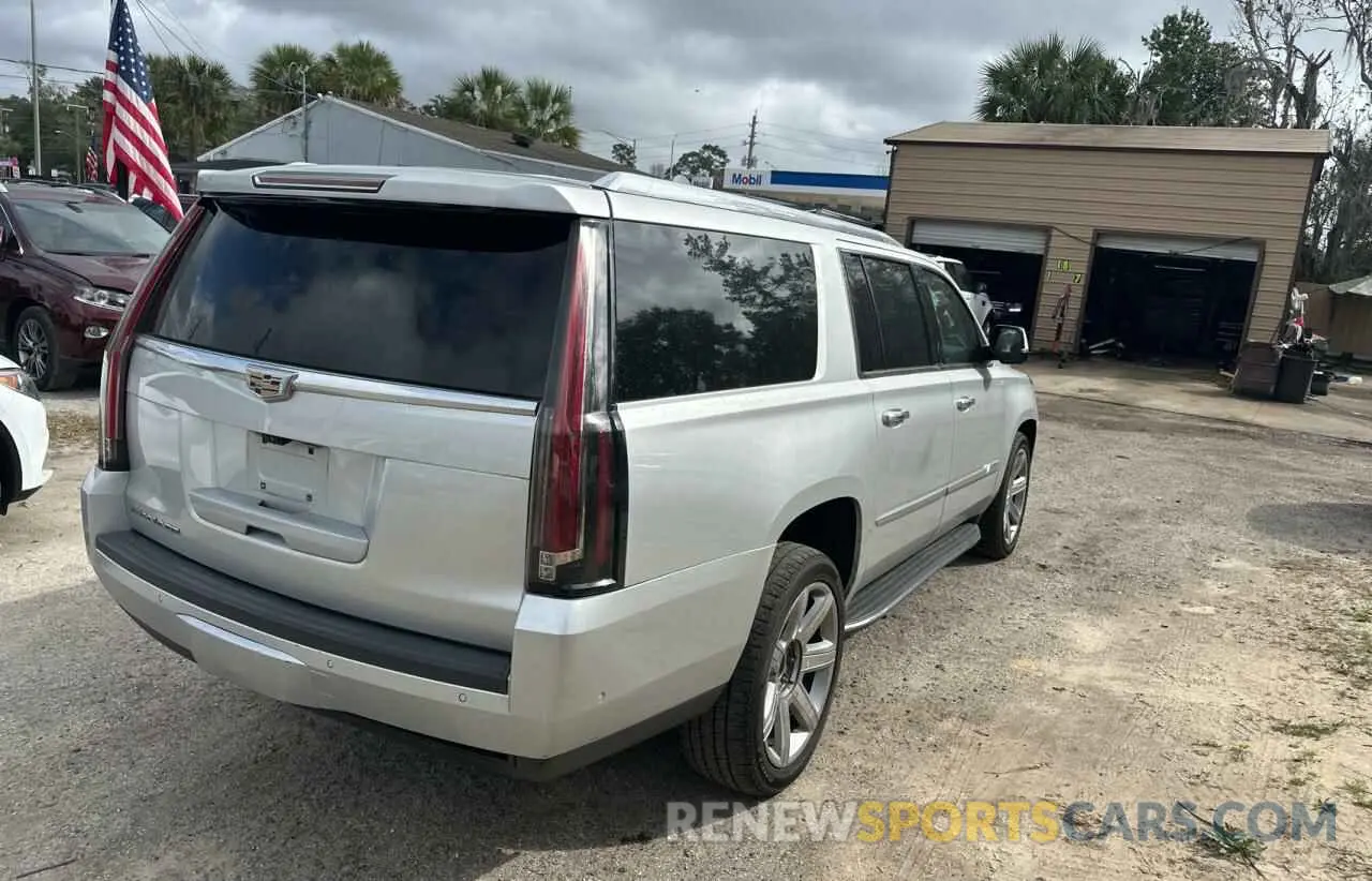 4 fotografías del automóvil dañado 1GYS3HKJ9LR148436 CADILLAC ESCALADE 2020