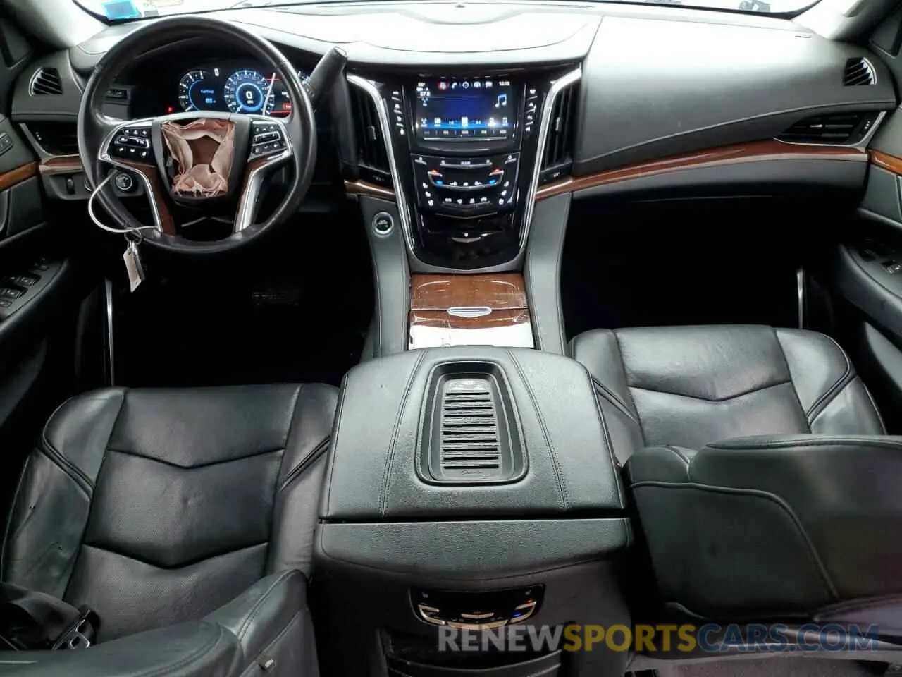 8 fotografías del automóvil dañado 1GYS4BKJ7LR258671 CADILLAC ESCALADE 2020