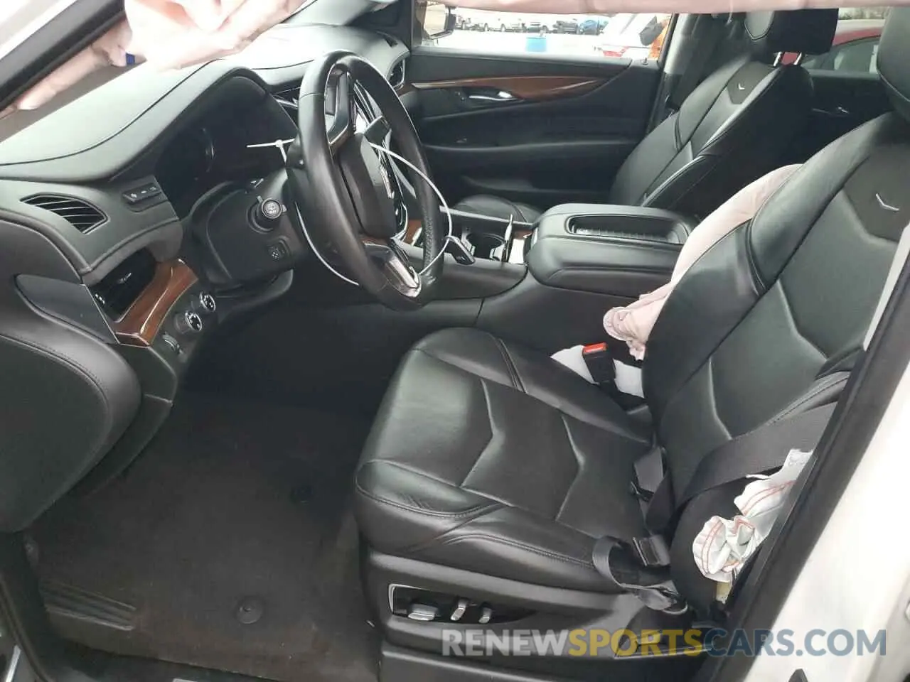 7 fotografías del automóvil dañado 1GYS4BKJ8LR202660 CADILLAC ESCALADE 2020