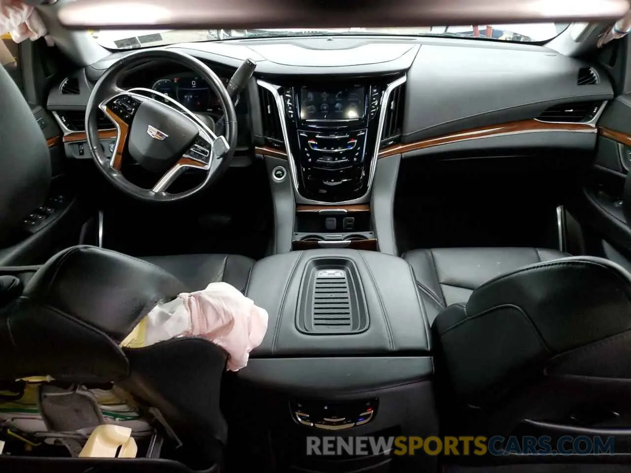 8 fotografías del automóvil dañado 1GYS4BKJ8LR202660 CADILLAC ESCALADE 2020