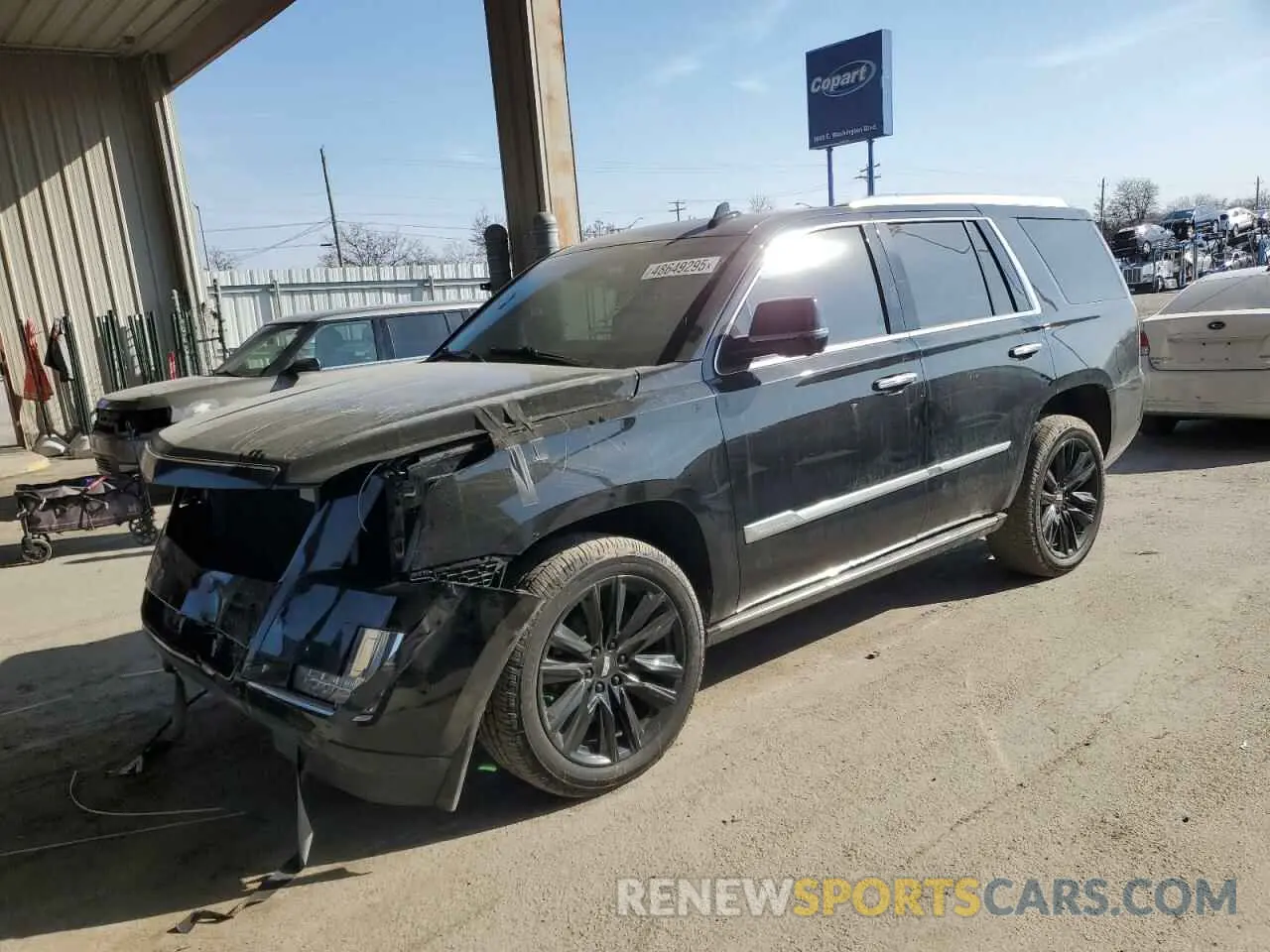 1 fotografías del automóvil dañado 1GYS4CKJ6LR223674 CADILLAC ESCALADE 2020