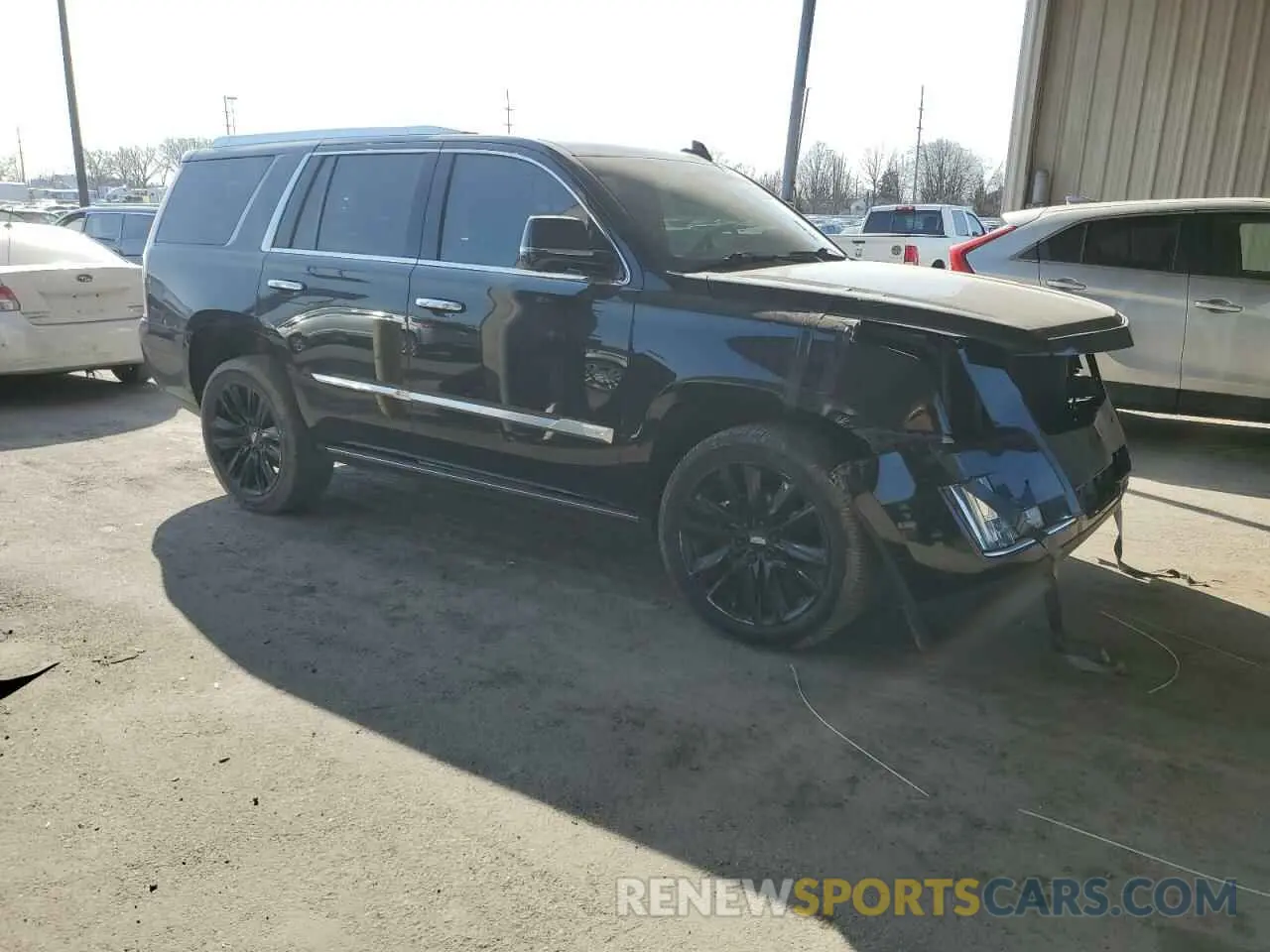 4 fotografías del automóvil dañado 1GYS4CKJ6LR223674 CADILLAC ESCALADE 2020