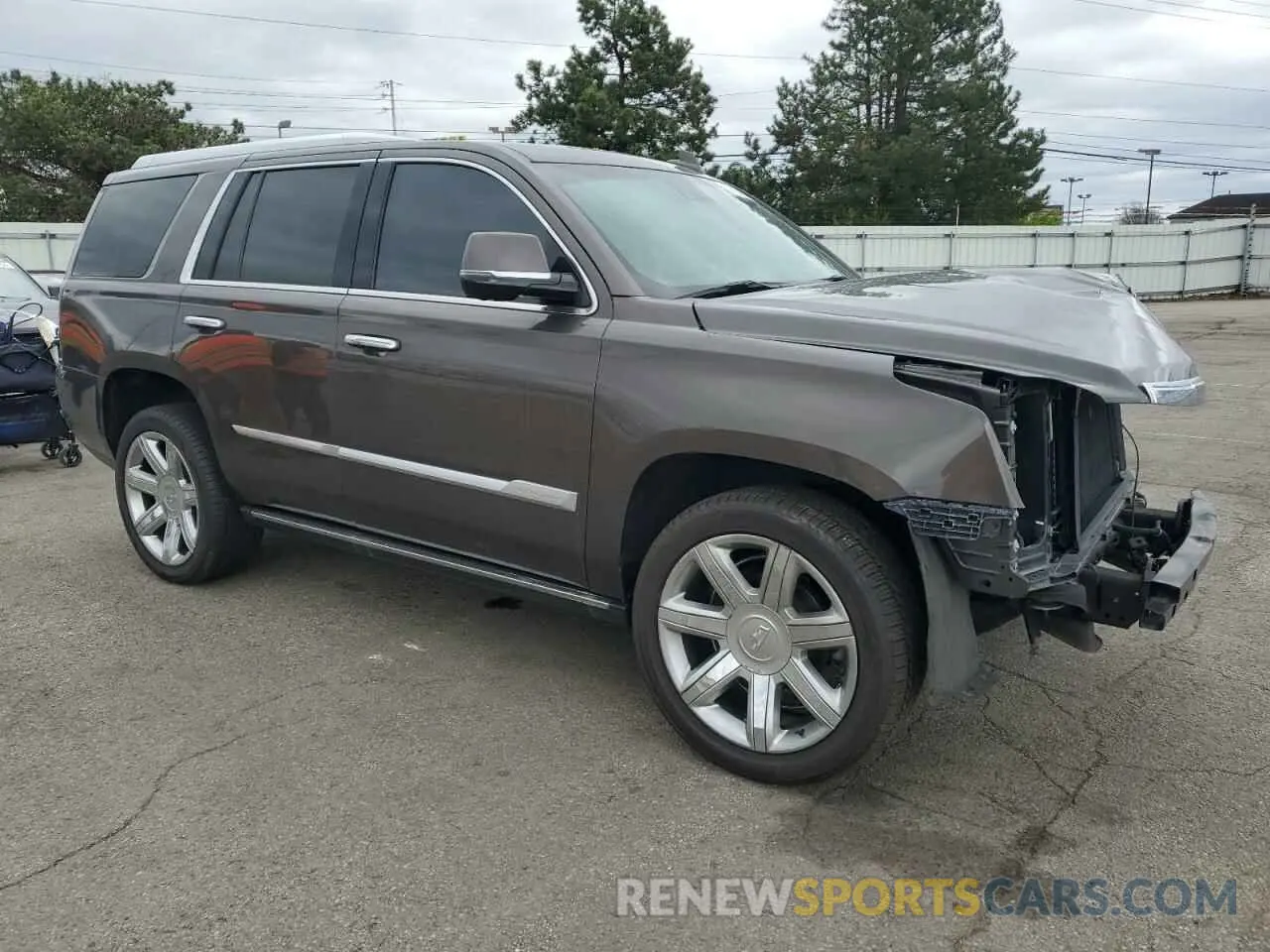 4 fotografías del automóvil dañado 1GYS4CKJ7LR156518 CADILLAC ESCALADE 2020
