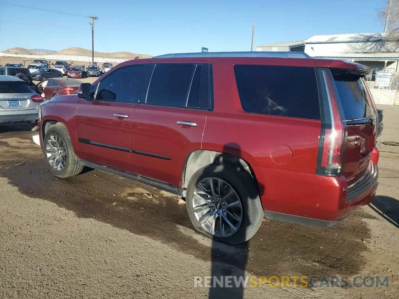 2 fotografías del automóvil dañado 1GYS4DKJ4LR175789 CADILLAC ESCALADE 2020