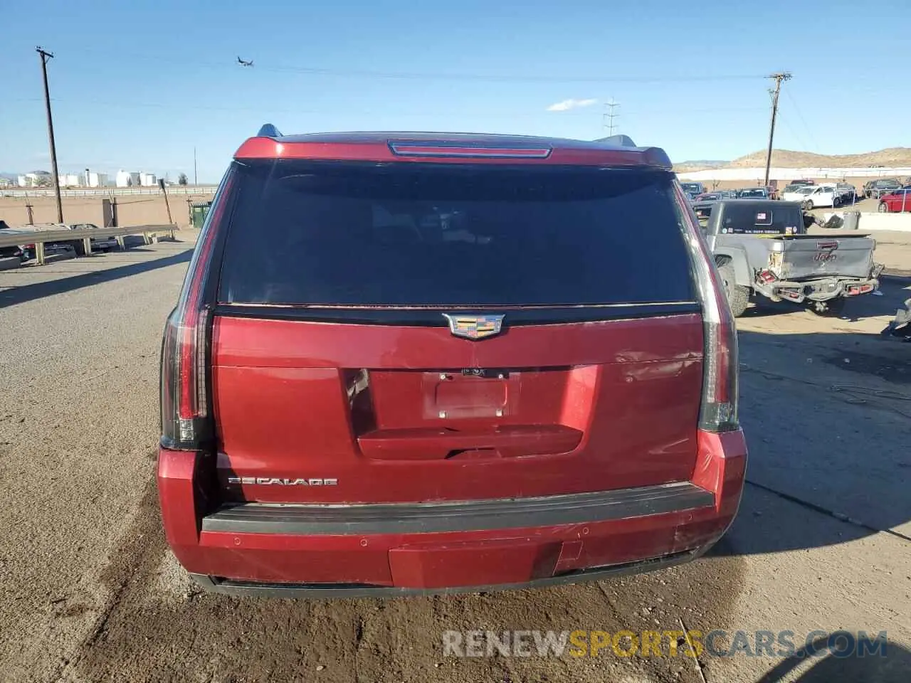 6 fotografías del automóvil dañado 1GYS4DKJ4LR175789 CADILLAC ESCALADE 2020