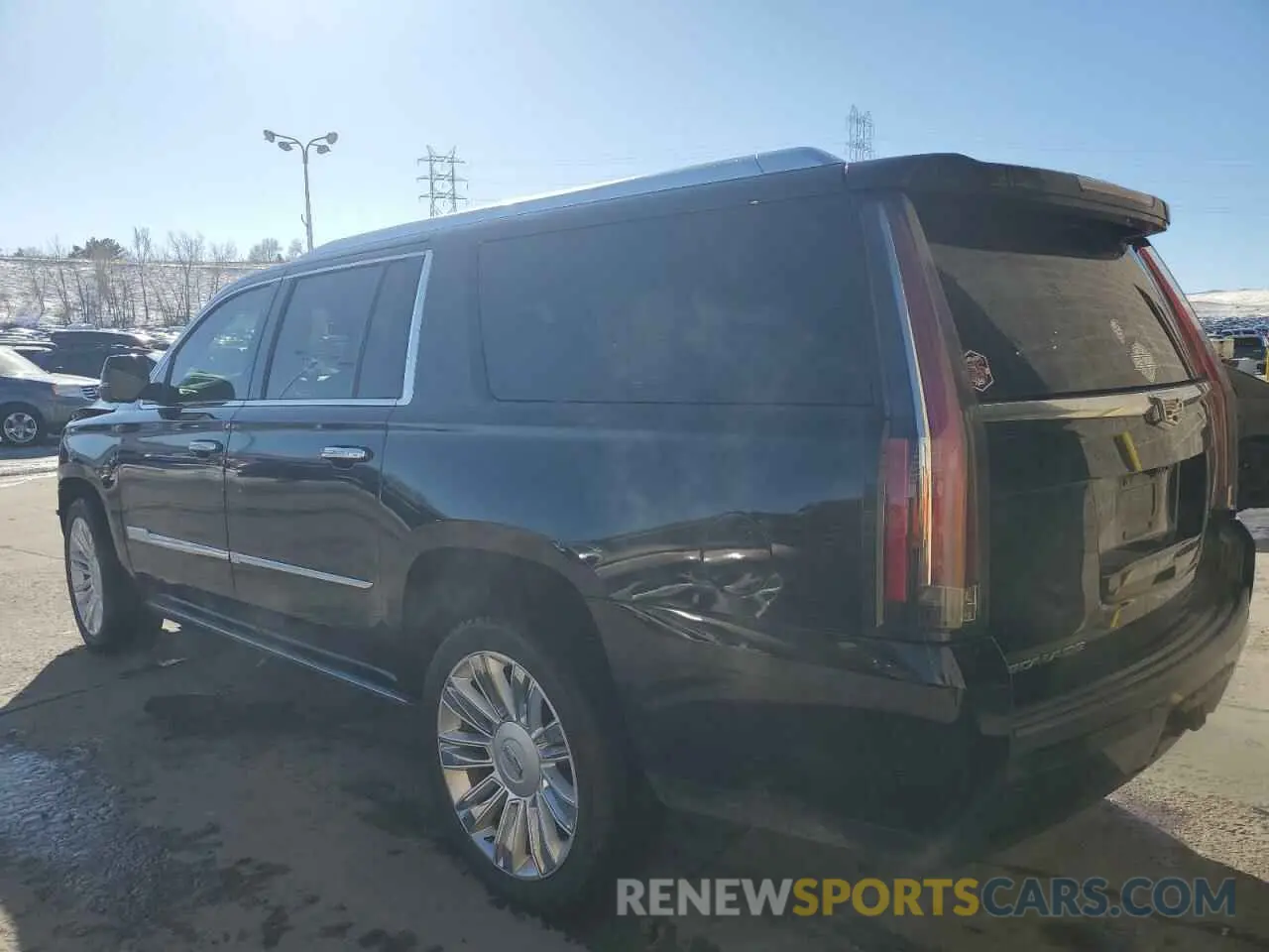 2 fotografías del automóvil dañado 1GYS4KKJ4LR148564 CADILLAC ESCALADE 2020