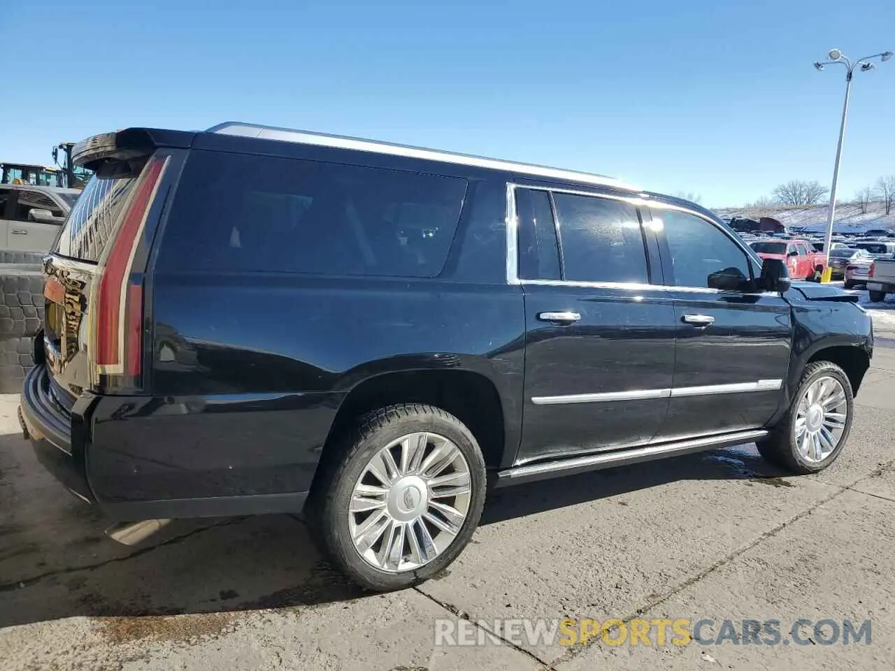 3 fotografías del automóvil dañado 1GYS4KKJ4LR148564 CADILLAC ESCALADE 2020
