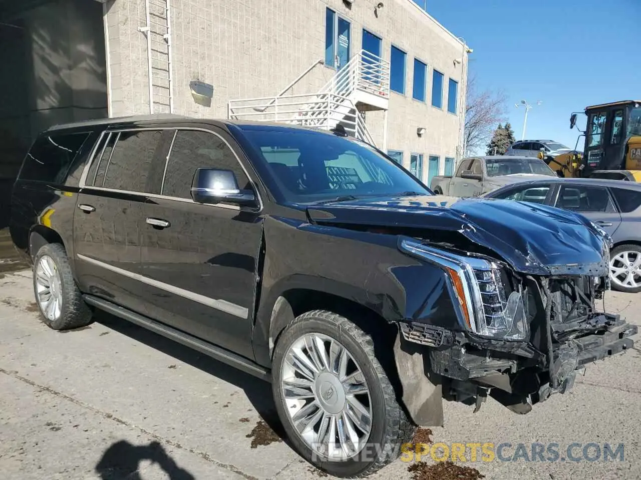 4 fotografías del automóvil dañado 1GYS4KKJ4LR148564 CADILLAC ESCALADE 2020