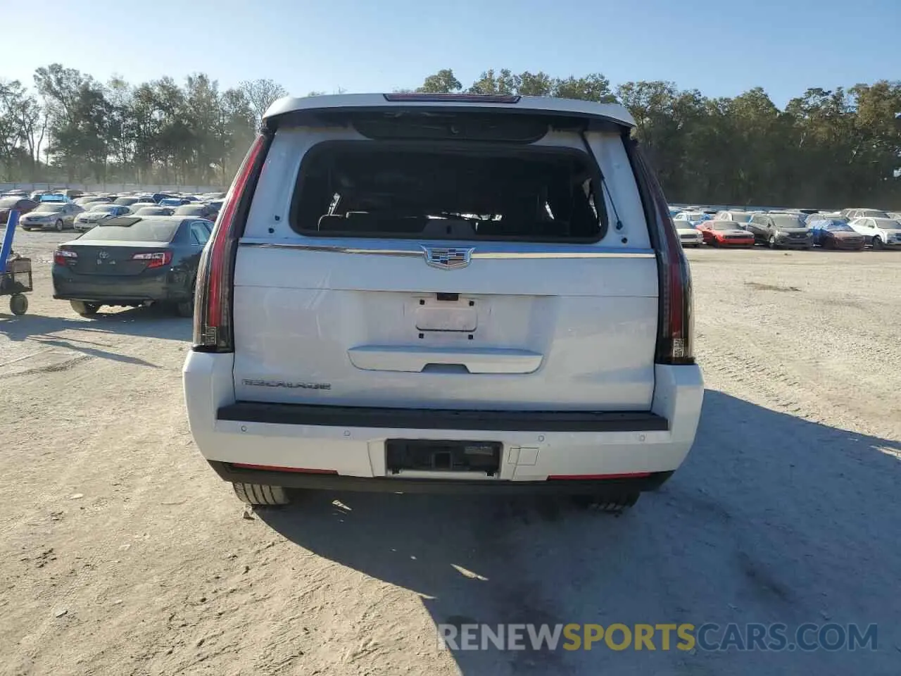 6 fotografías del automóvil dañado 1GYS4KKJ6LR180920 CADILLAC ESCALADE 2020