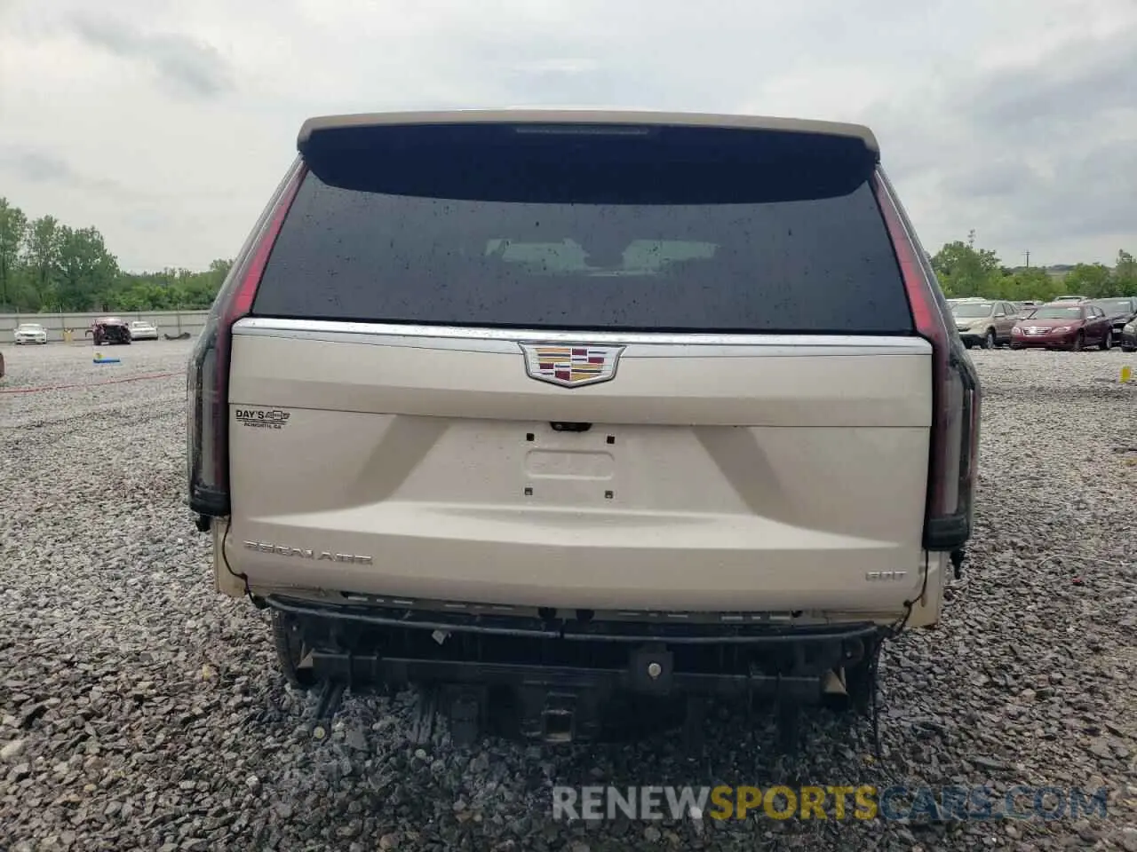 6 fotografías del automóvil dañado 1GYS3BKL1MR253813 CADILLAC ESCALADE 2021