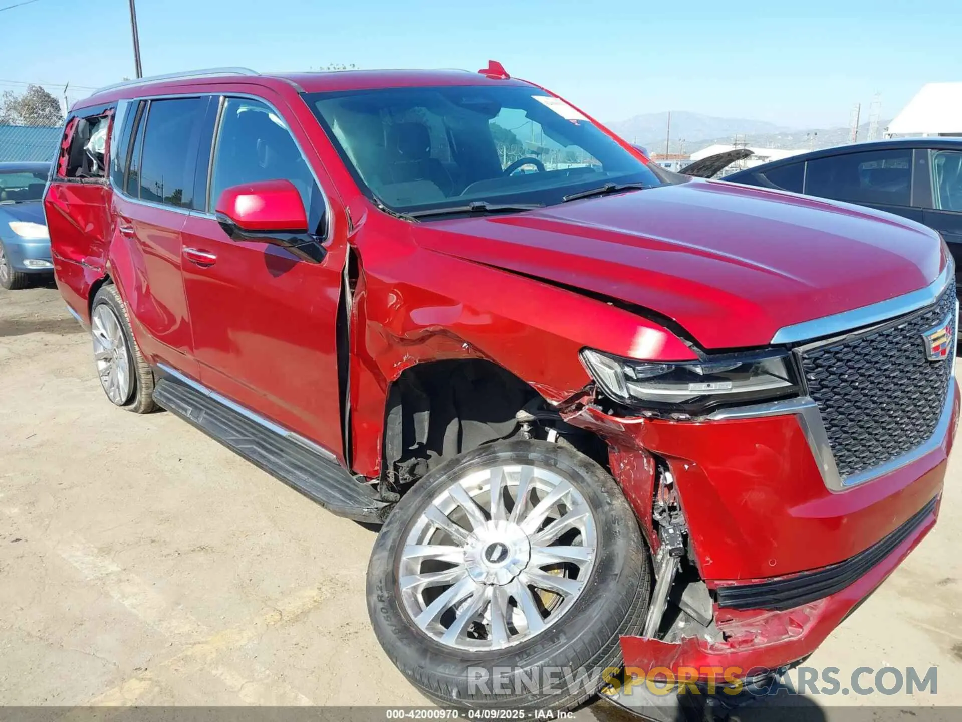 18 fotografías del automóvil dañado 1GYS3BKL8MR260368 CADILLAC ESCALADE 2021